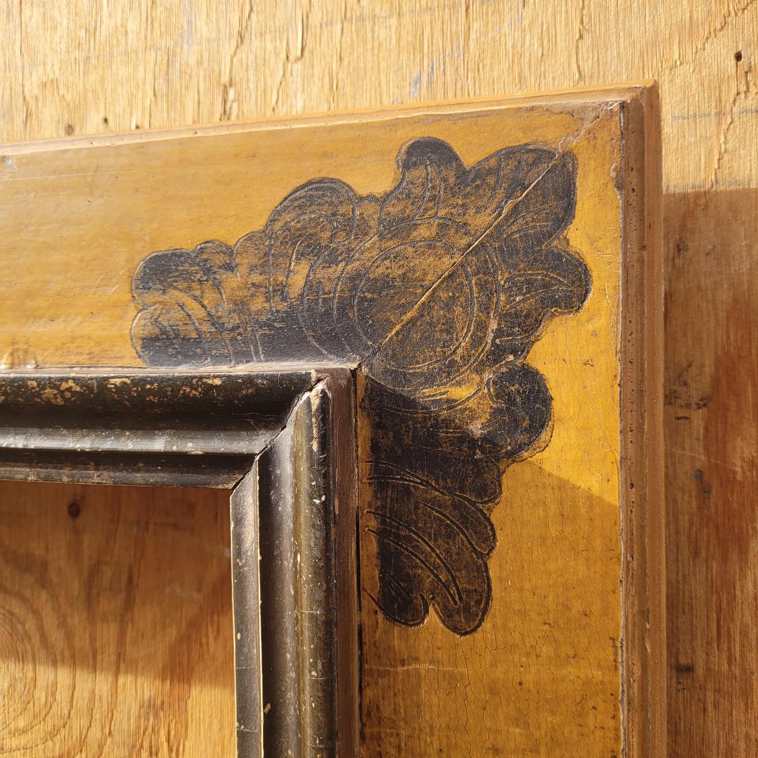 Conifera Lacquered Wooden Frame In The Style Of The 17th Century, Italy, Late 19th/early in vendita