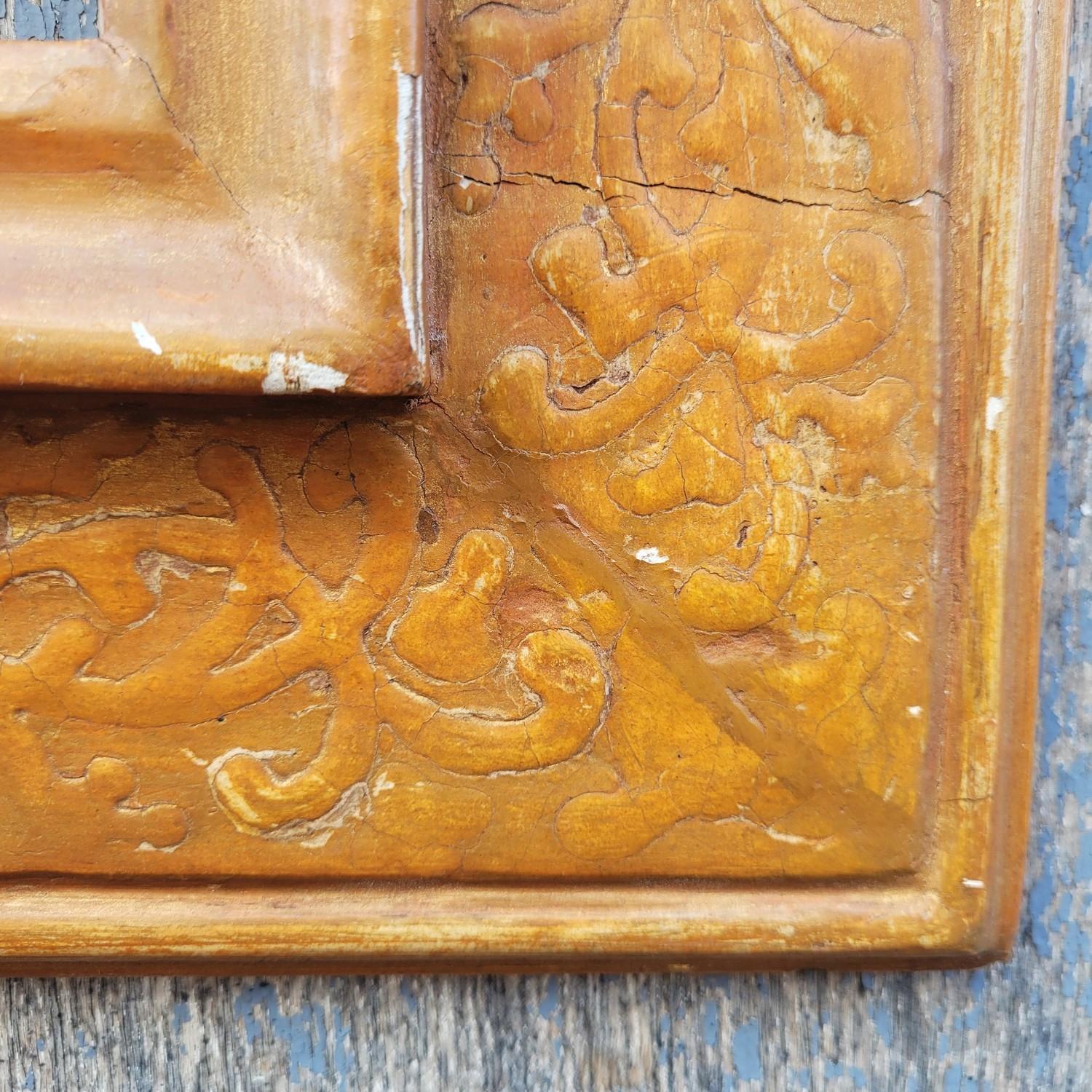 Lacquered Wooden Frame In The Style Of The 17th Century, Italy, Late 19th/early For Sale 1