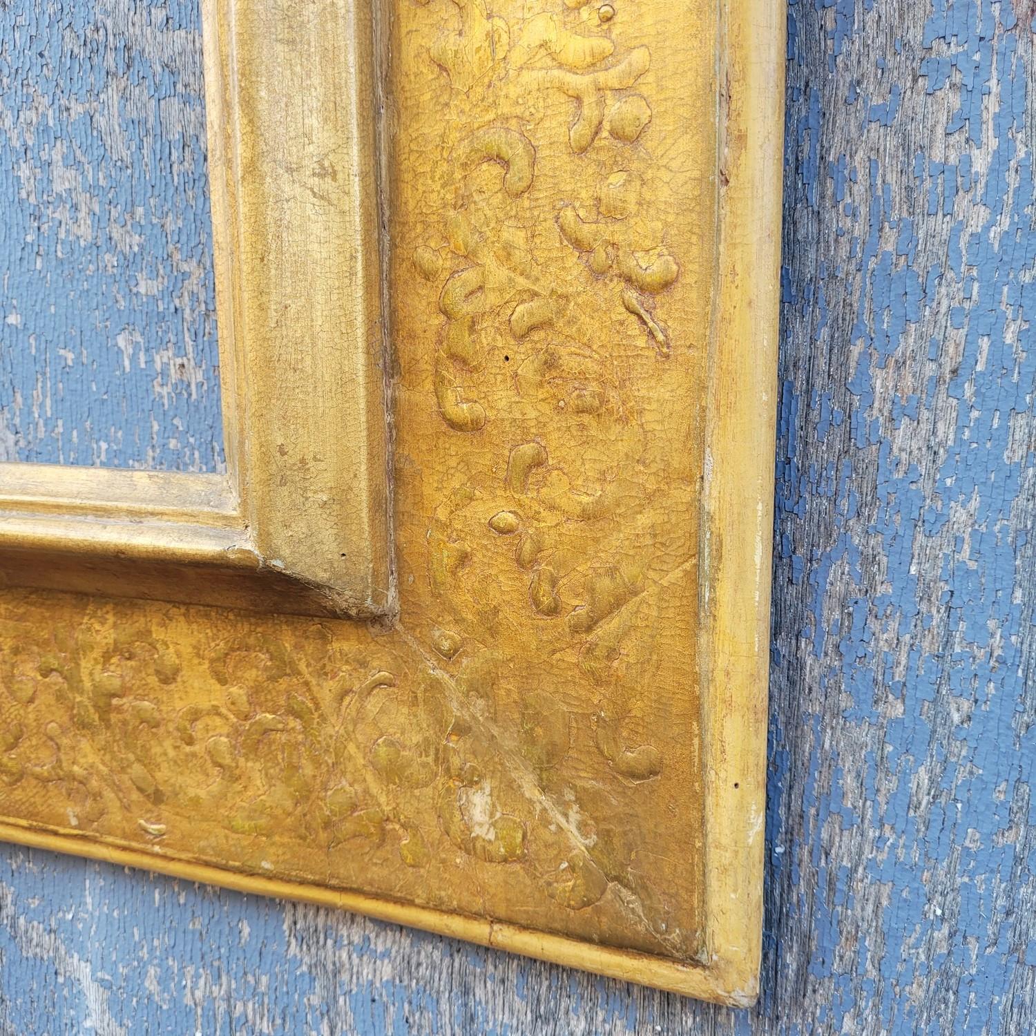 Lacquered Wooden Frame In The Style Of The 17th Century, Italy, Late 19th/early For Sale 1