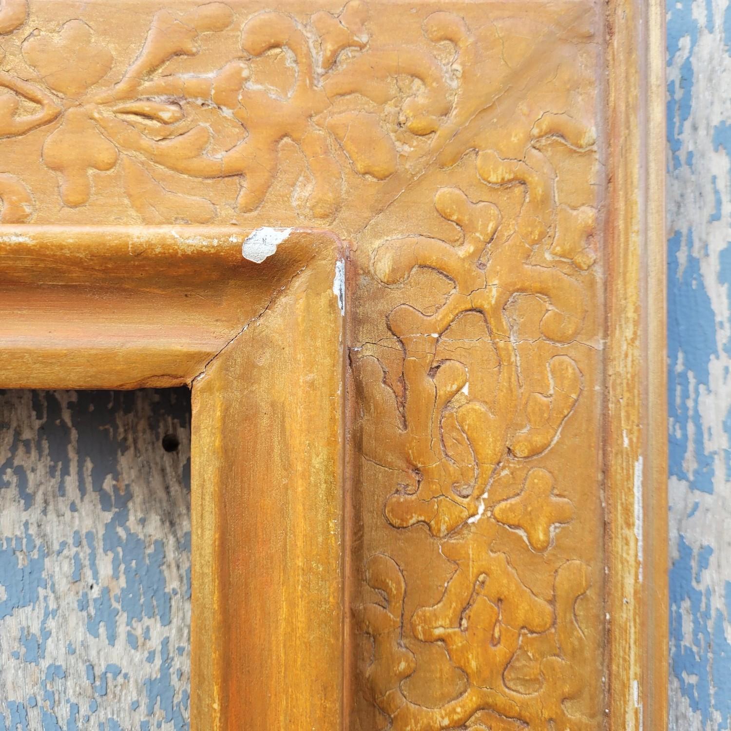 Lacquered Wooden Frame In The Style Of The 17th Century, Italy, Late 19th/early For Sale 2