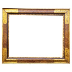 Lacquered Wooden Frame In The Style Of The 17th Century, Italy, Late 19th/early