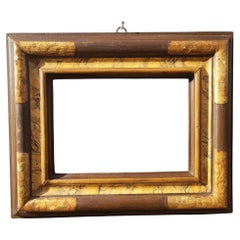 Lacquered Wooden Frame In The Style Of The 17th Century, Italy, Late 19th/early