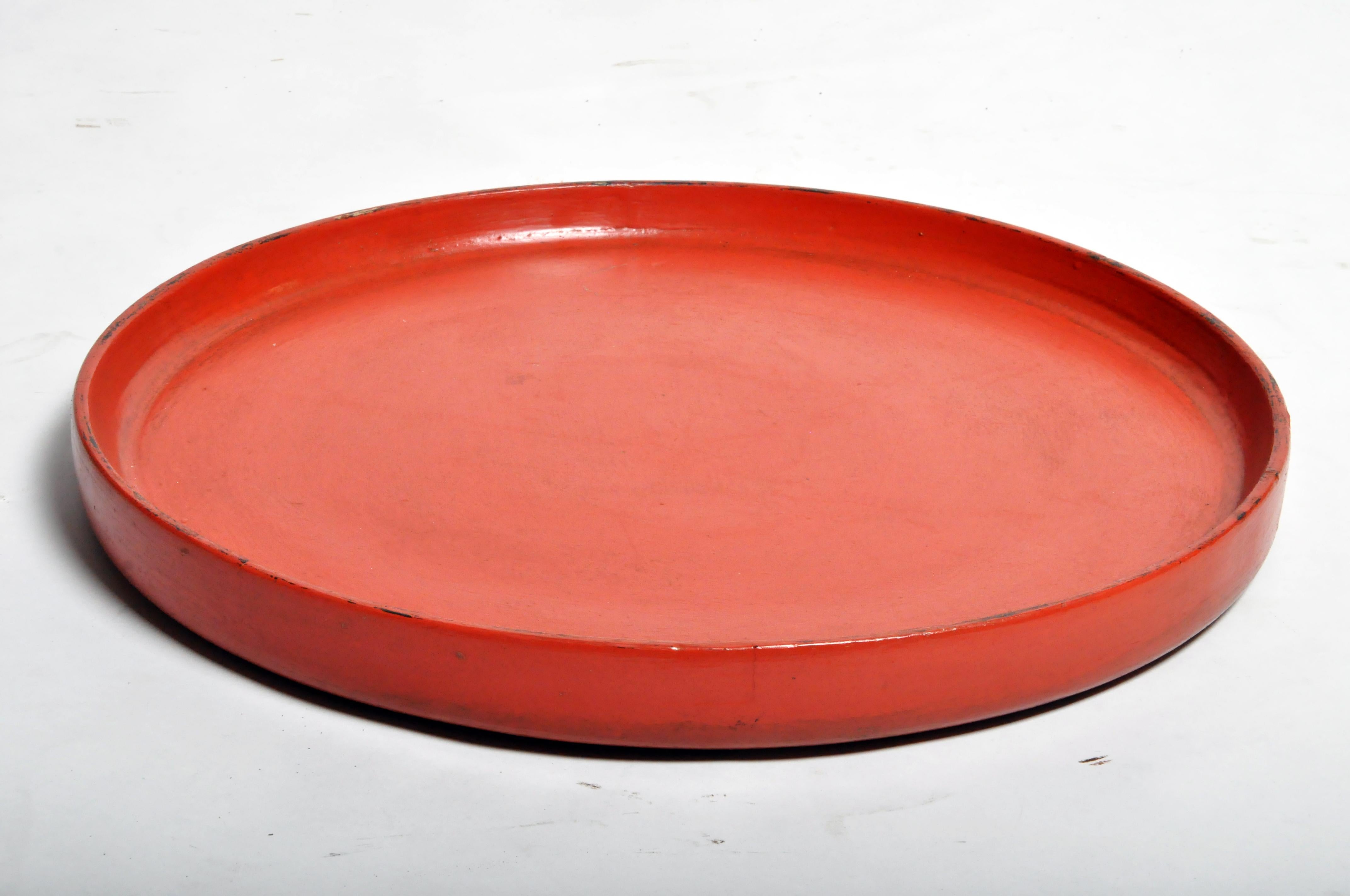 Lacquerware Food Tray In Good Condition In Chicago, IL