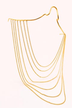 Lacrima Zéphir Jewell aus 18 Karat Gelbgold mit Diamanten von Moncomble Paris