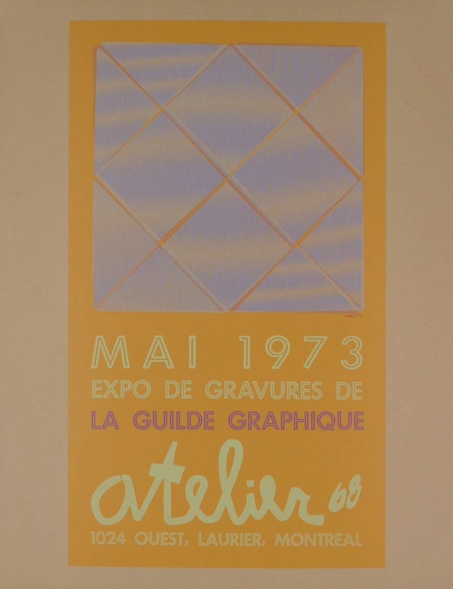 Paper Size: 26 x 20 inches ( 66.04 x 50.8 cm )
 Image Size: 24 x 14 inches ( 60.96 x 35.56 cm )
 Framed: No
 Condition: C: Several Signs of use and handling, some visible marks
 
 Additional Details: Poster from 1973. Signed by the artist. Titled