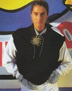 Lacroix Gold-Plated Sun-Shaped Brooch