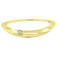 Bracciale Bangle con diamanti in oro 14K di Lacroix Mid Century