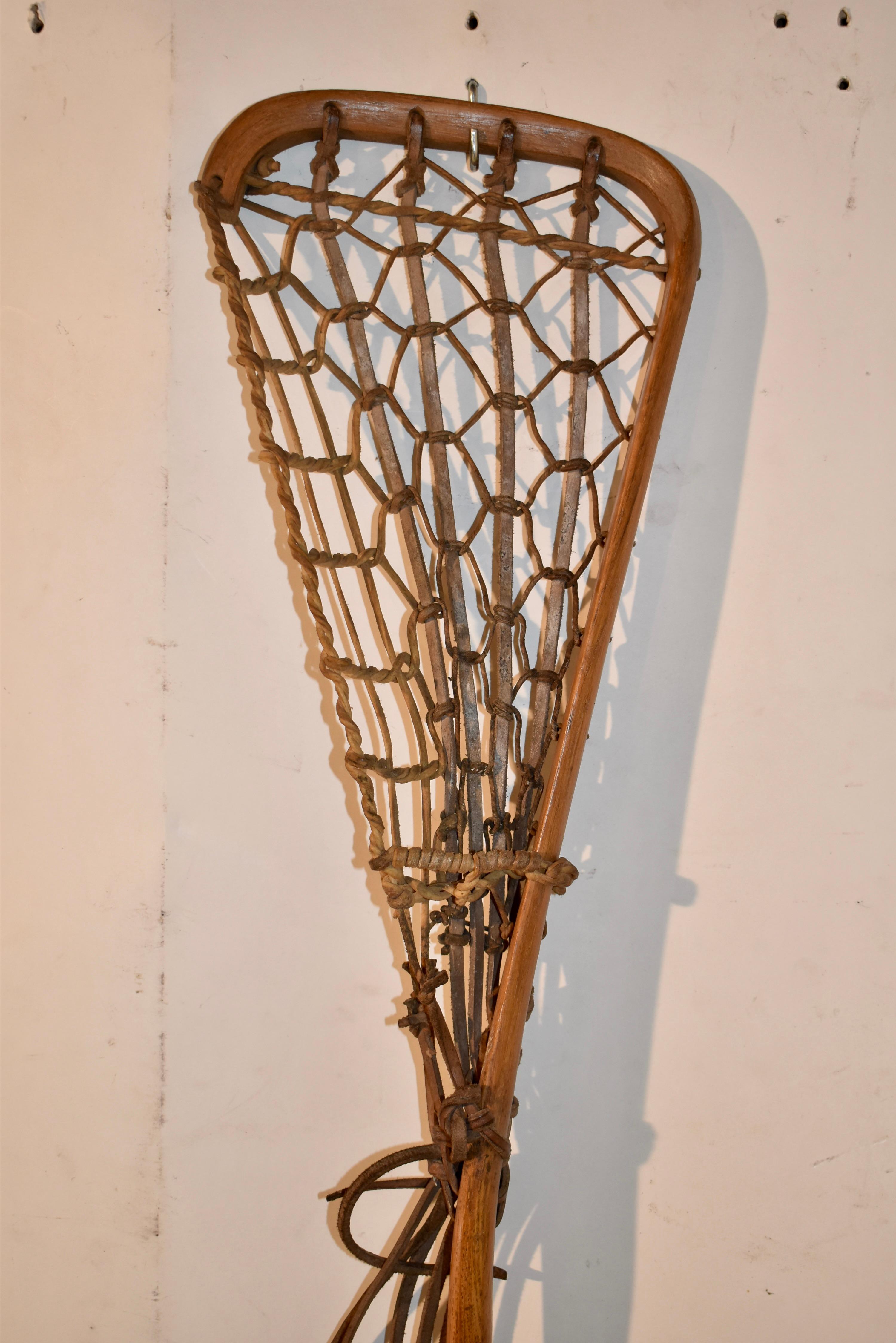 Lacrosse Stick, Circa 1920's In Good Condition In High Point, NC