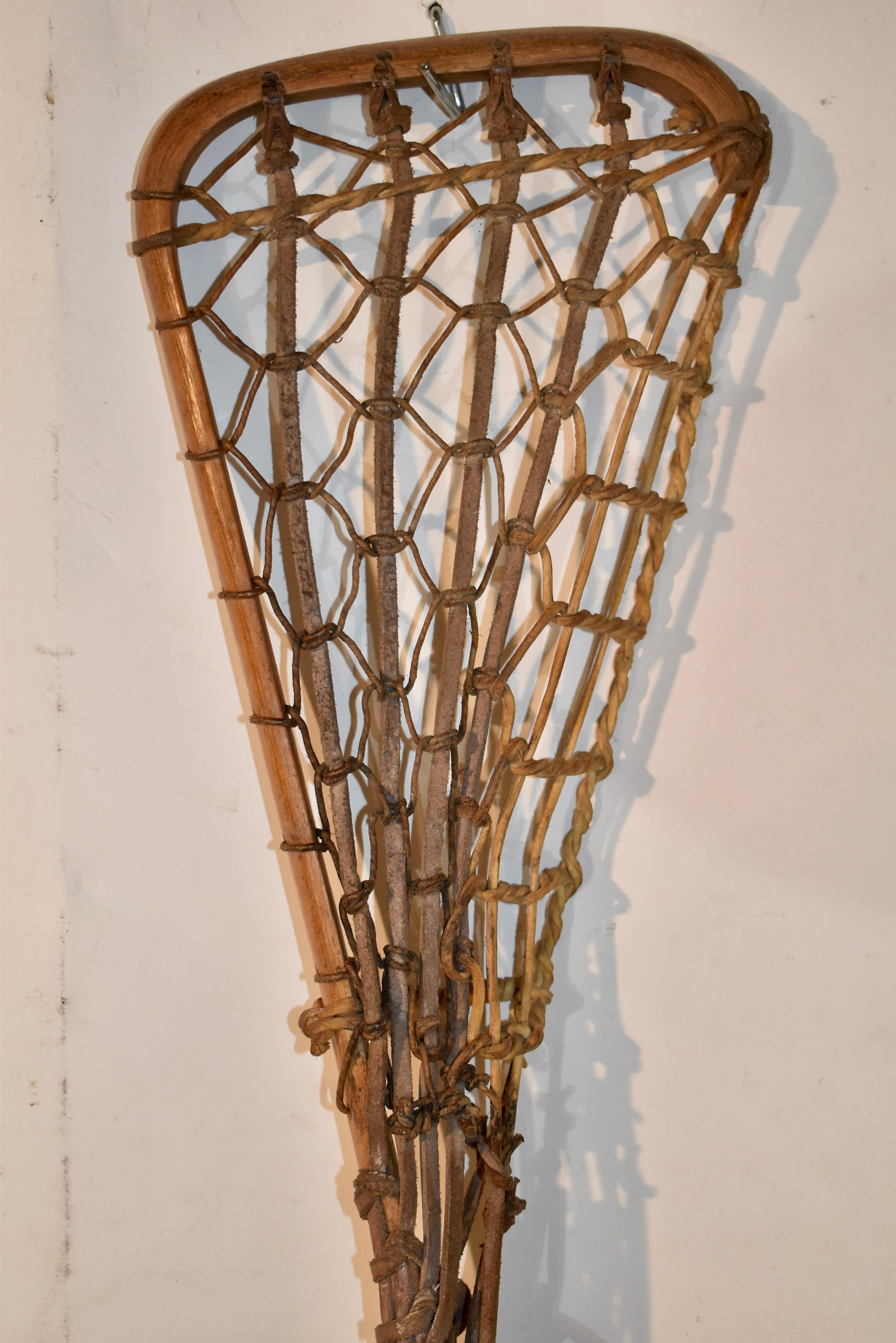 Early 20th Century Lacrosse Stick, Circa 1920's