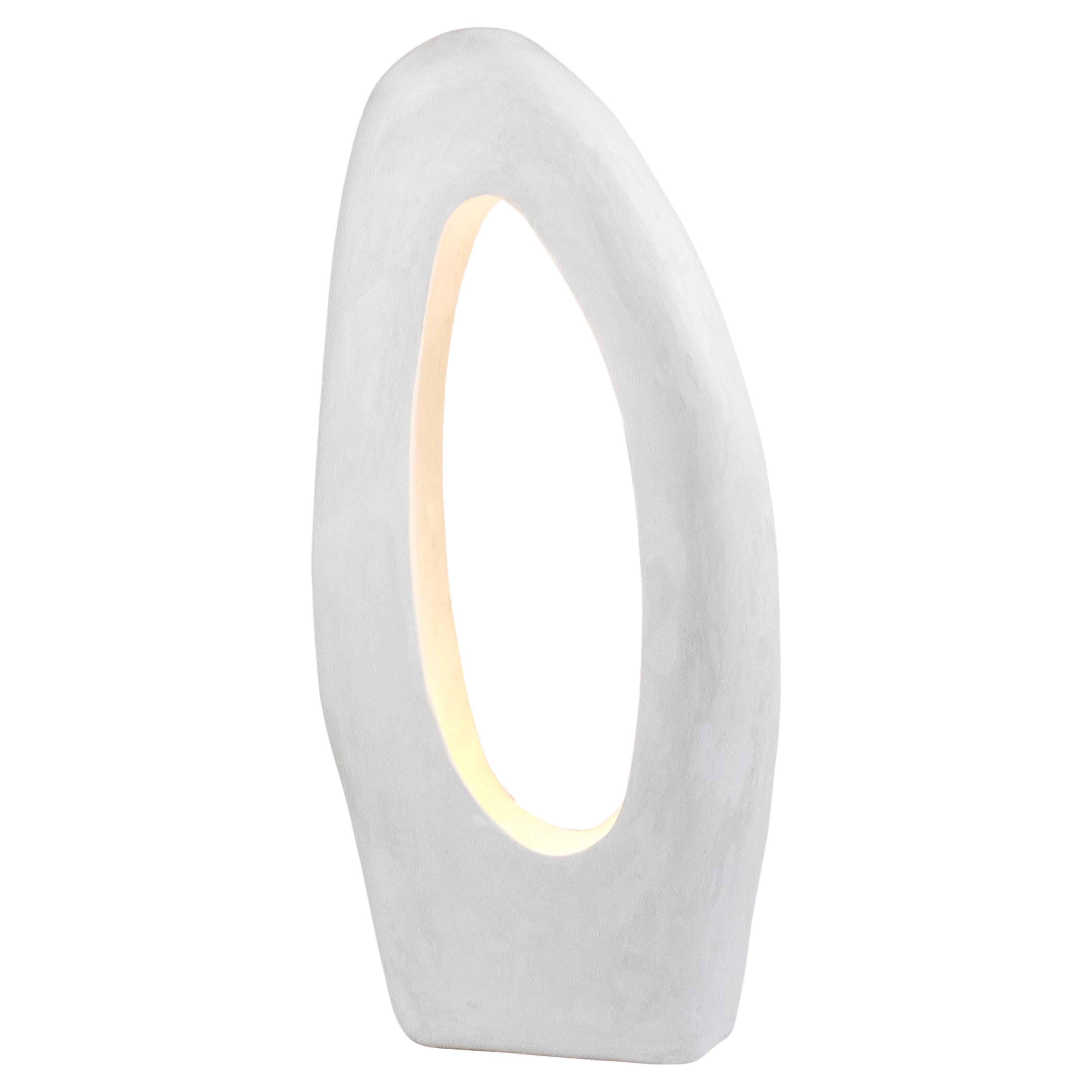 Lacuna / Contemporary Organic Table Lamp in Gypsum / Collectible Design by AOAO