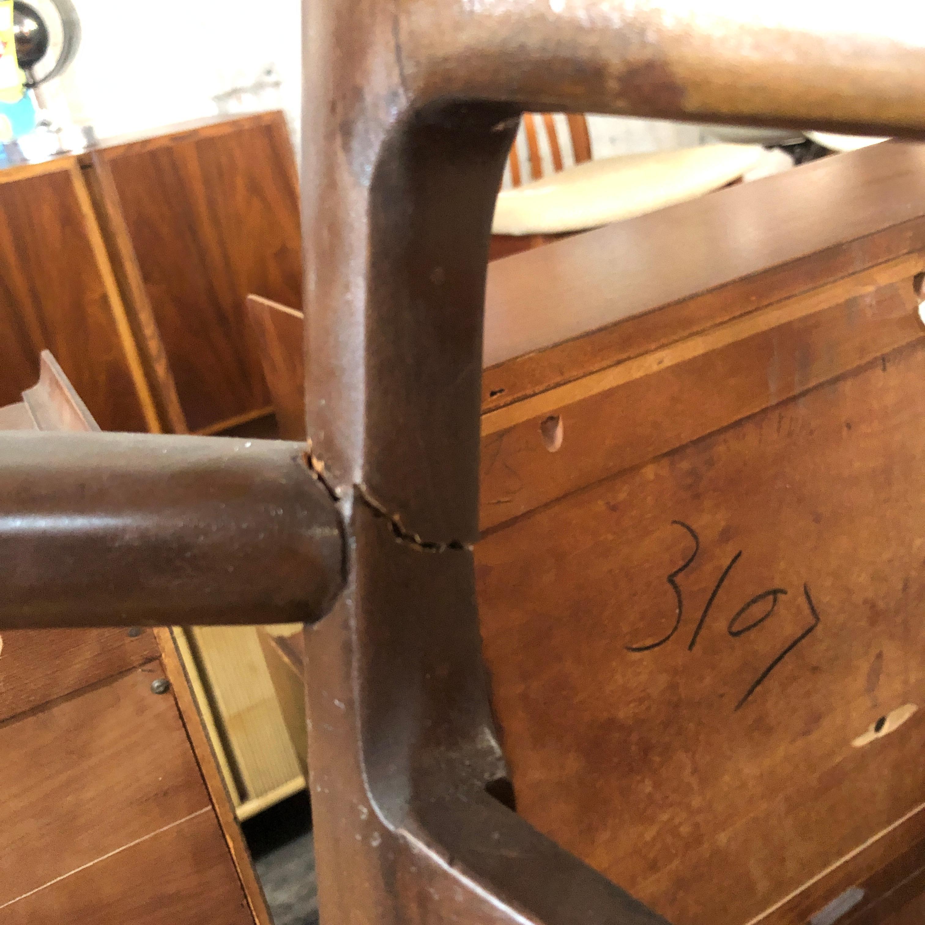 Ladder Back Beech Dining Chairs by Marian Grabinski for Swarzedzka For Sale 9
