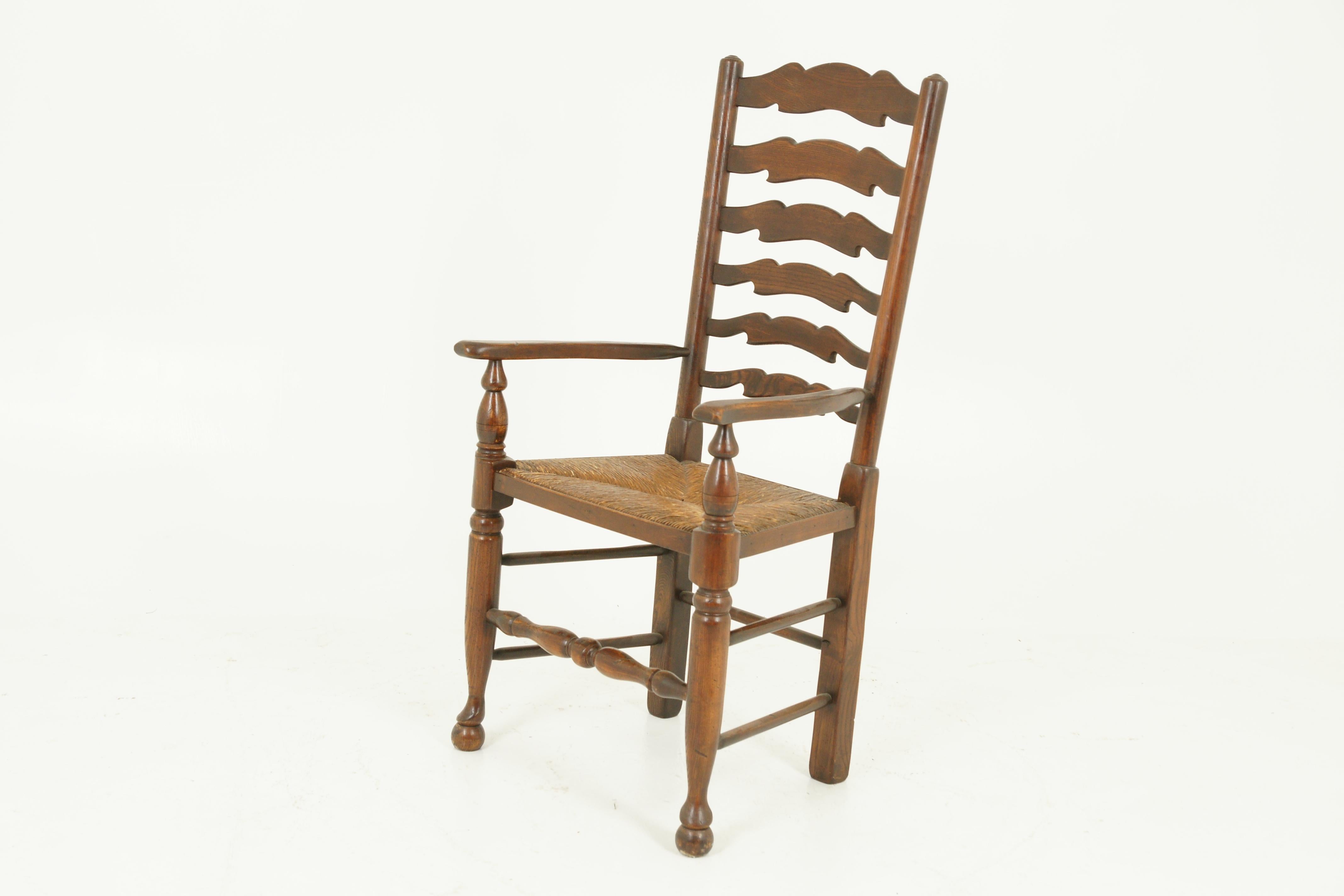 ladder back chairs antique
