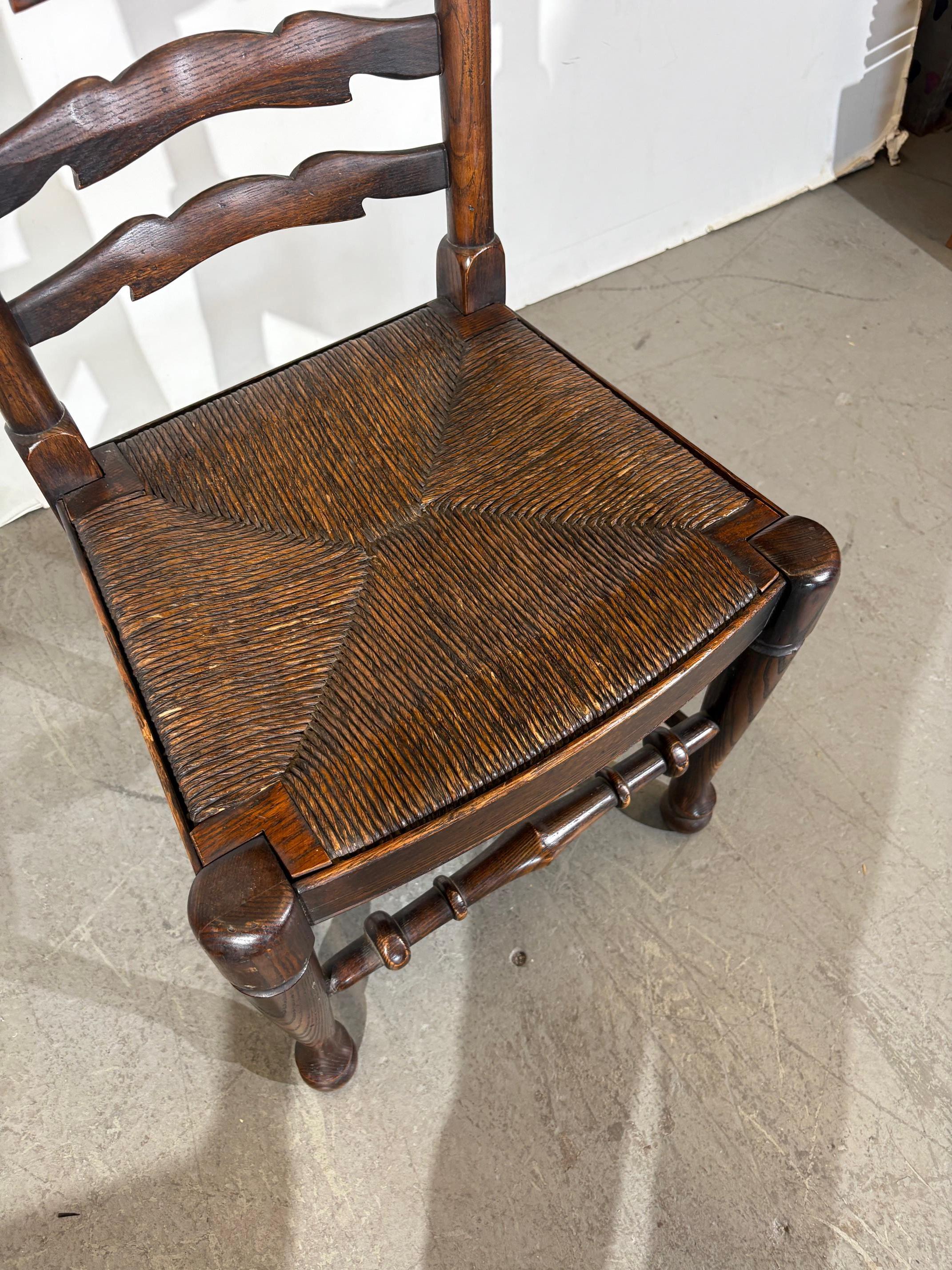 Olmo Set di 6 sedie con schienale a scaletta in vendita