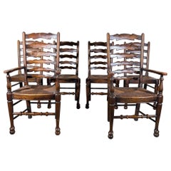 Ladder Back Chairs Set of 6