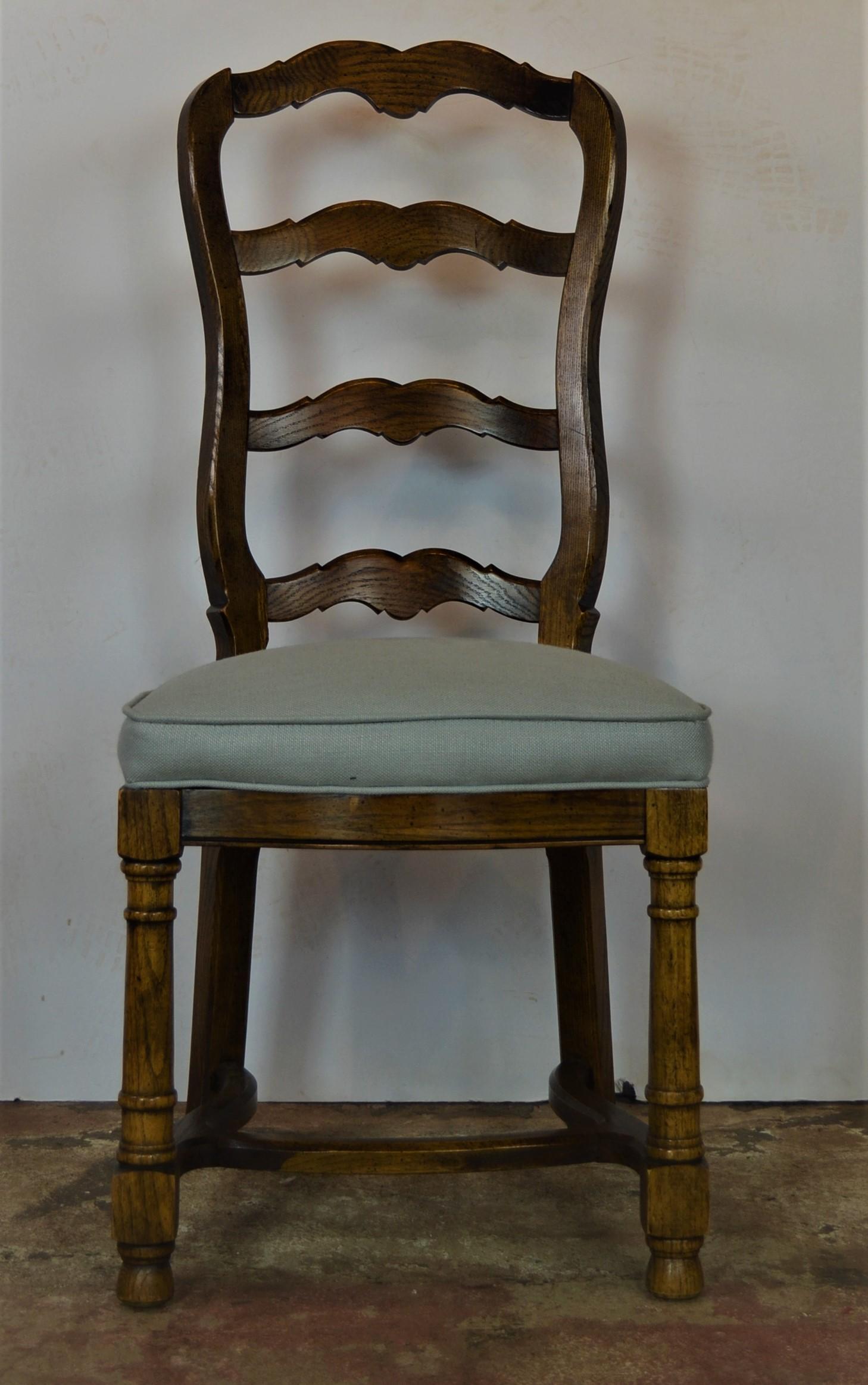 Ladder Back Dining Chairs 6