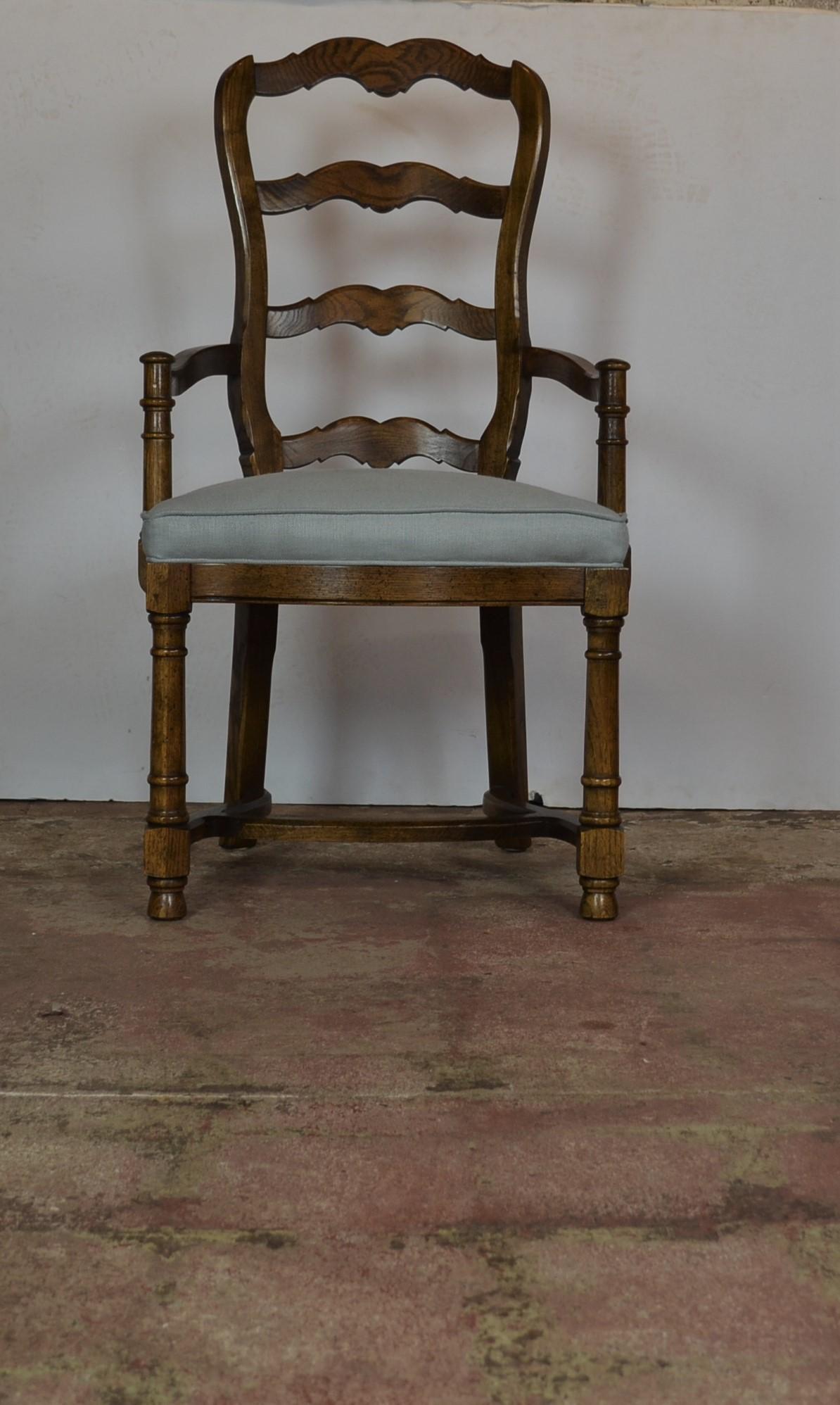 Late 20th Century Ladder Back Dining Chairs
