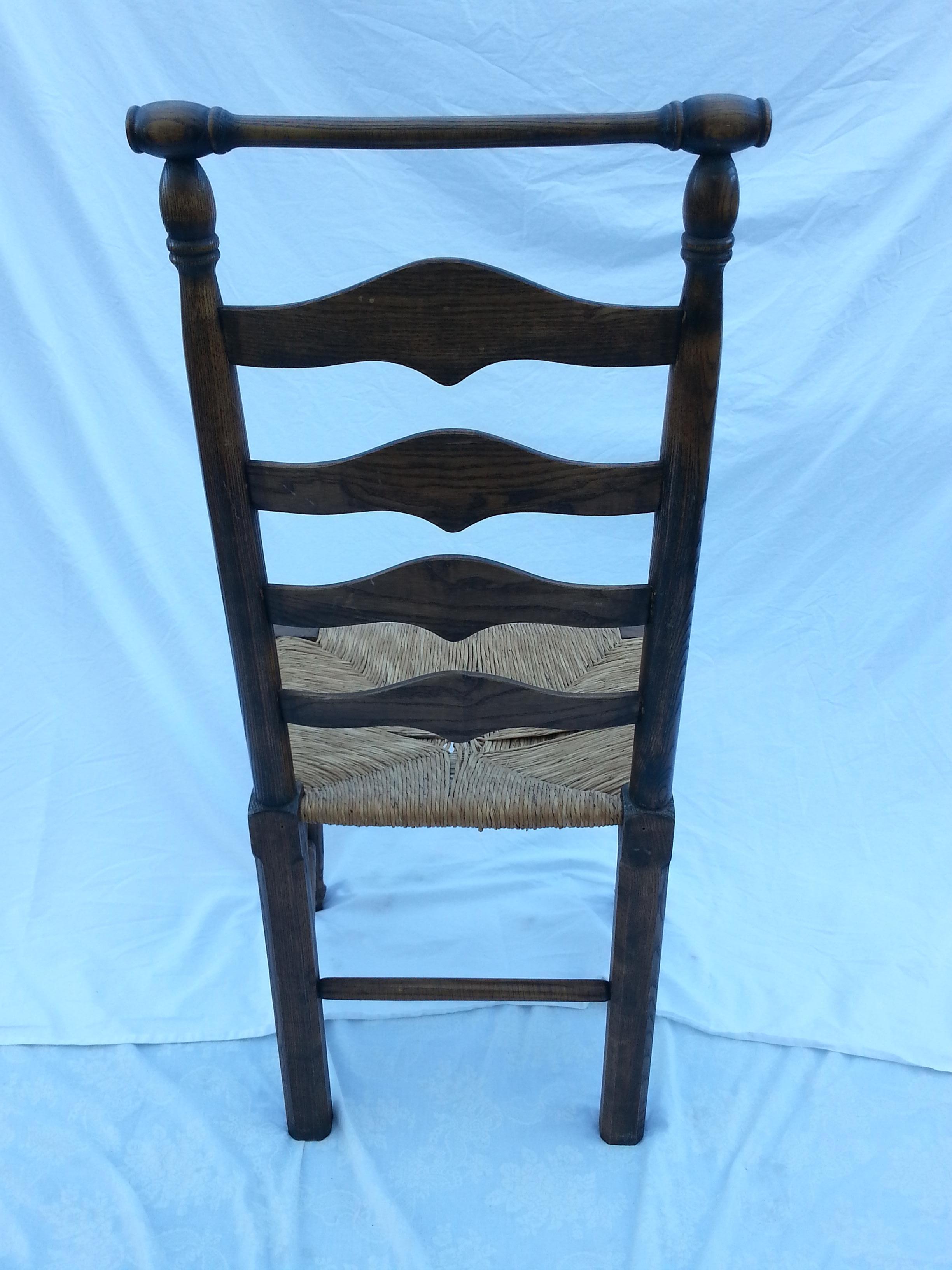 Ladderback Chairs In Good Condition In Nantucket, MA