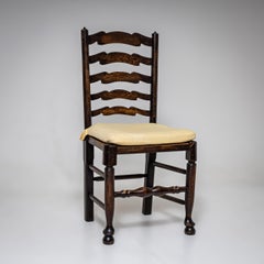Set of Nine 19th Century French Provincial Ladderback Dining Chairs