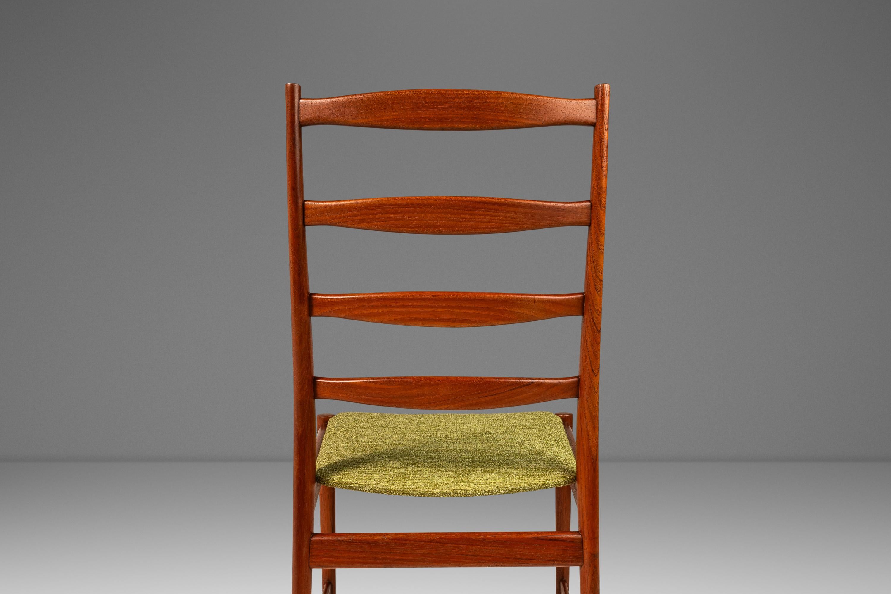 Ladderback Side/Desk Chair in Teak by Torbjorn Afdal for Vamo, Denmark, c. 1960s For Sale 7