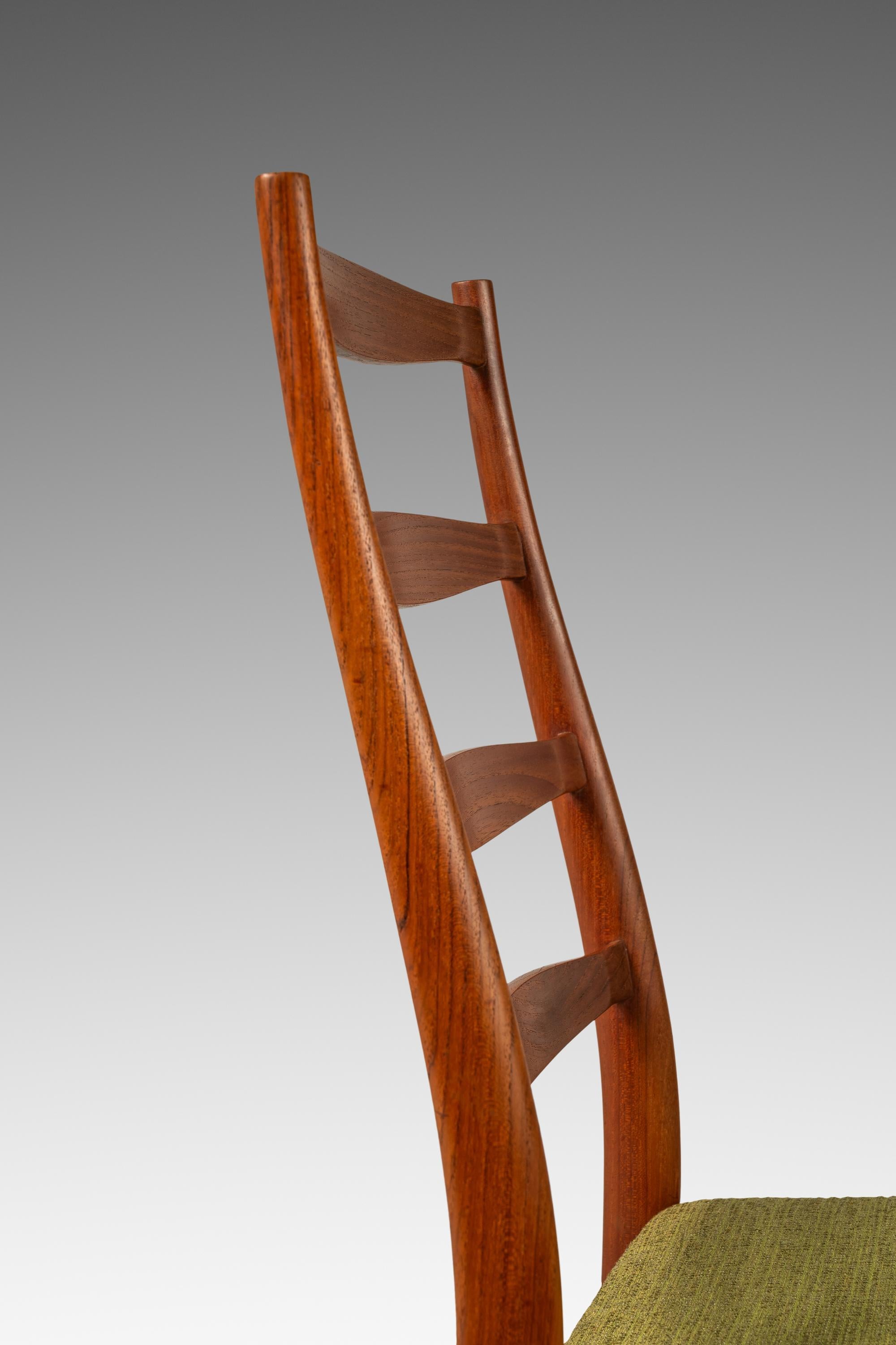 Ladderback Side/Desk Chair in Teak by Torbjorn Afdal for Vamo, Denmark, c. 1960s For Sale 11