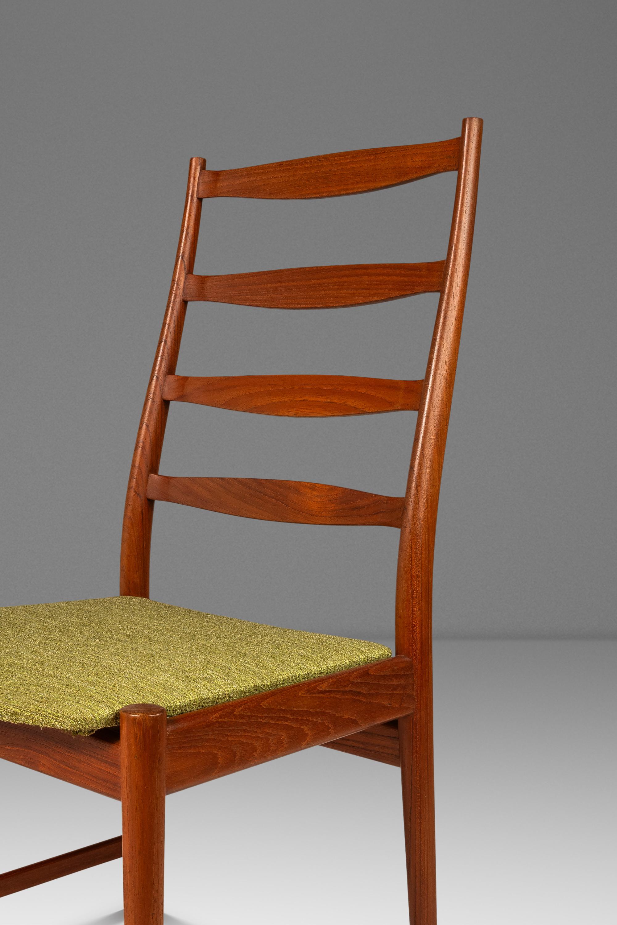 Ladderback Side/Desk Chair in Teak by Torbjorn Afdal for Vamo, Denmark, c. 1960s For Sale 12