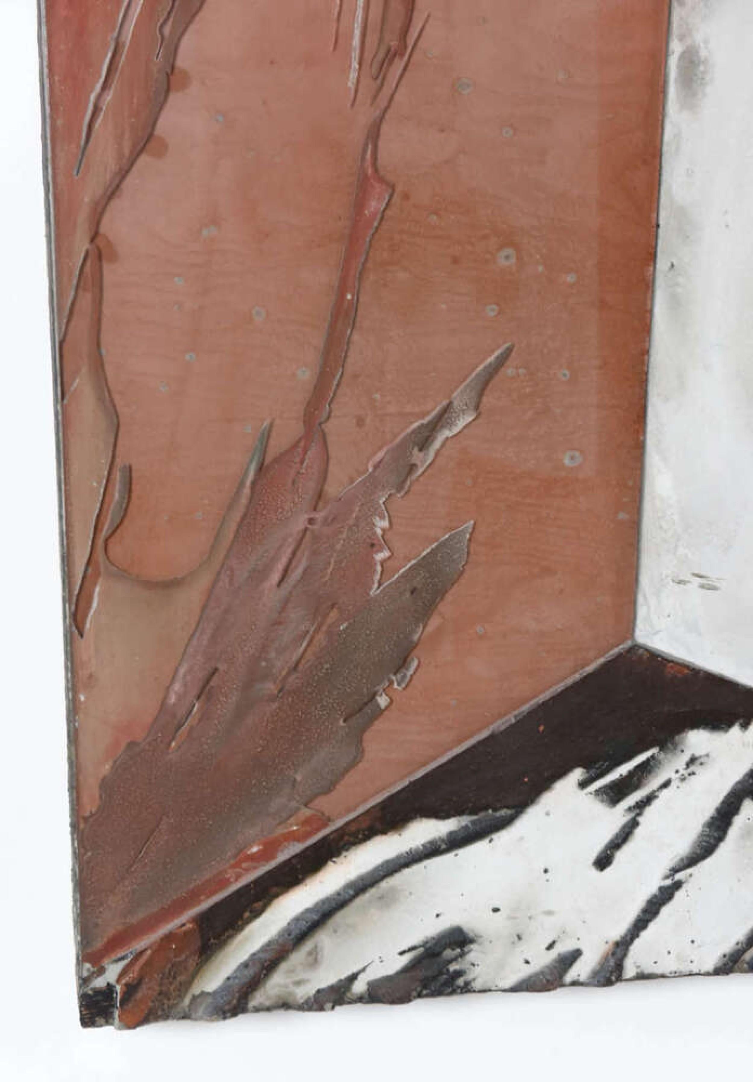 Laddie John Dill Peinture expressionniste contemporaine américaine à l'huile et au verre mélangés en vente 1