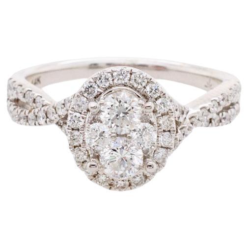 Art Deco 0.97 Carat Old Pear Cut Diamond Platinum Engagement Ring at ...