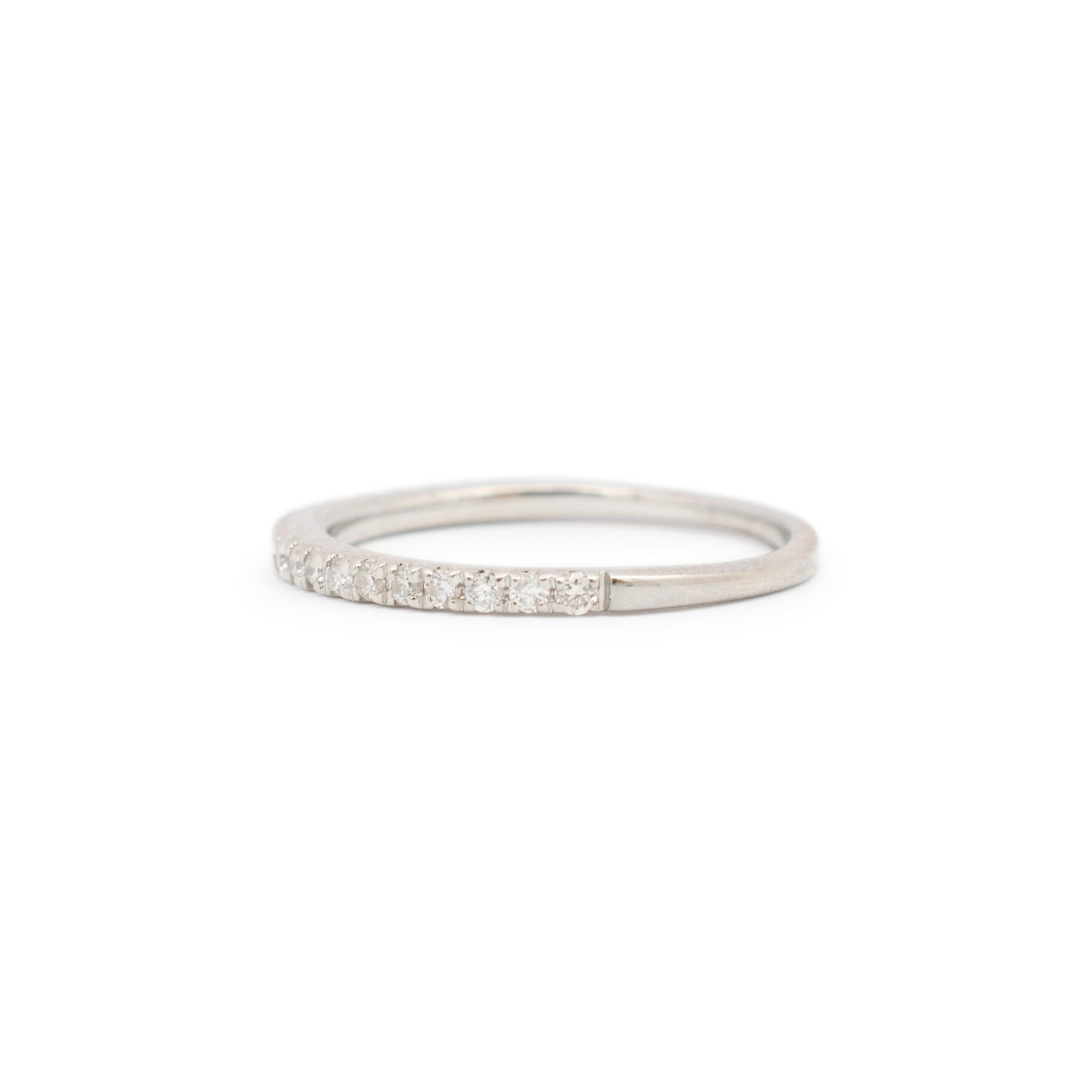 Ladies 10K White Gold Cluster Diamond Engagement Ring & Two Diamond Wedding Band 10