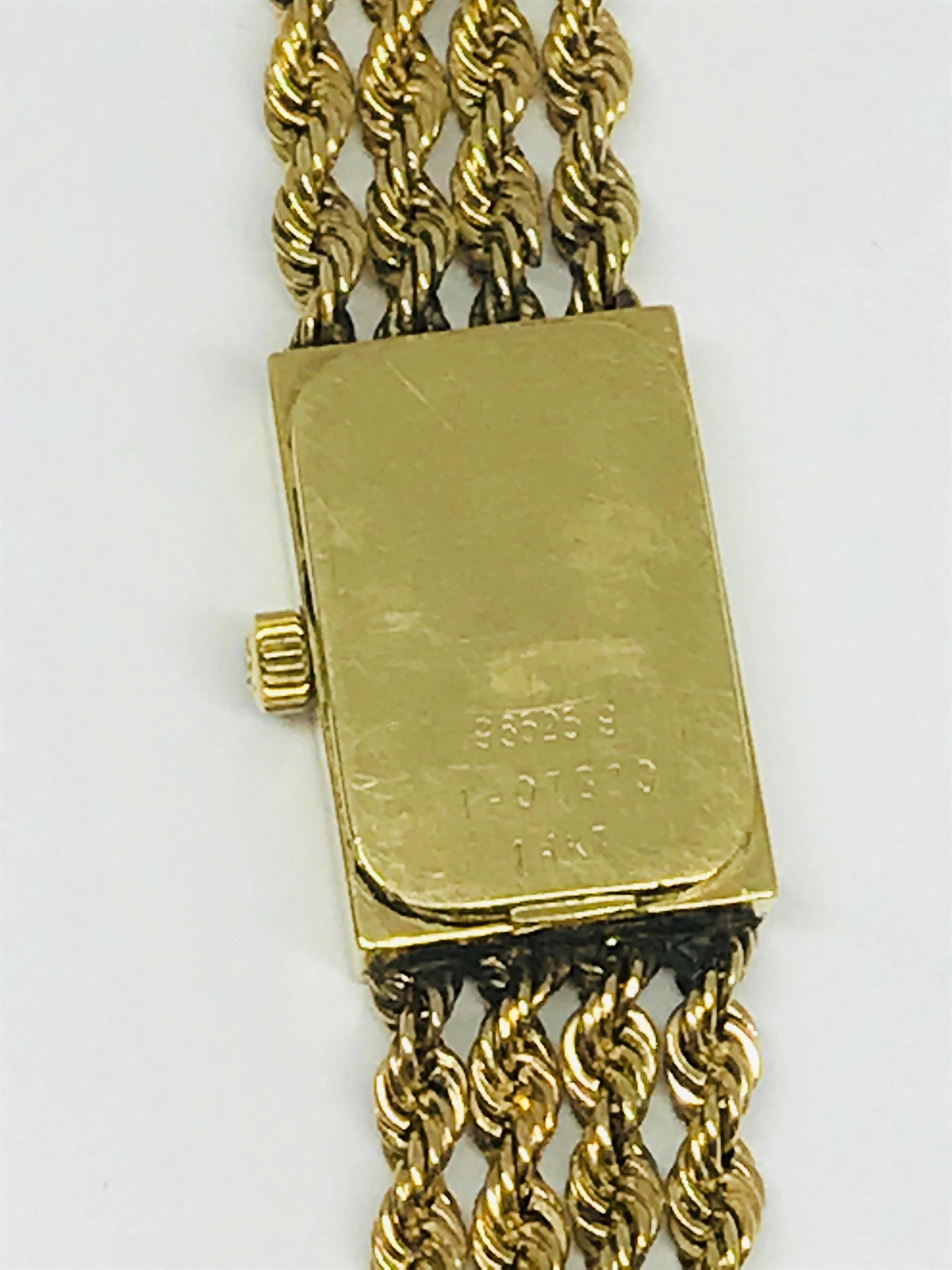 14 karat gold watch
