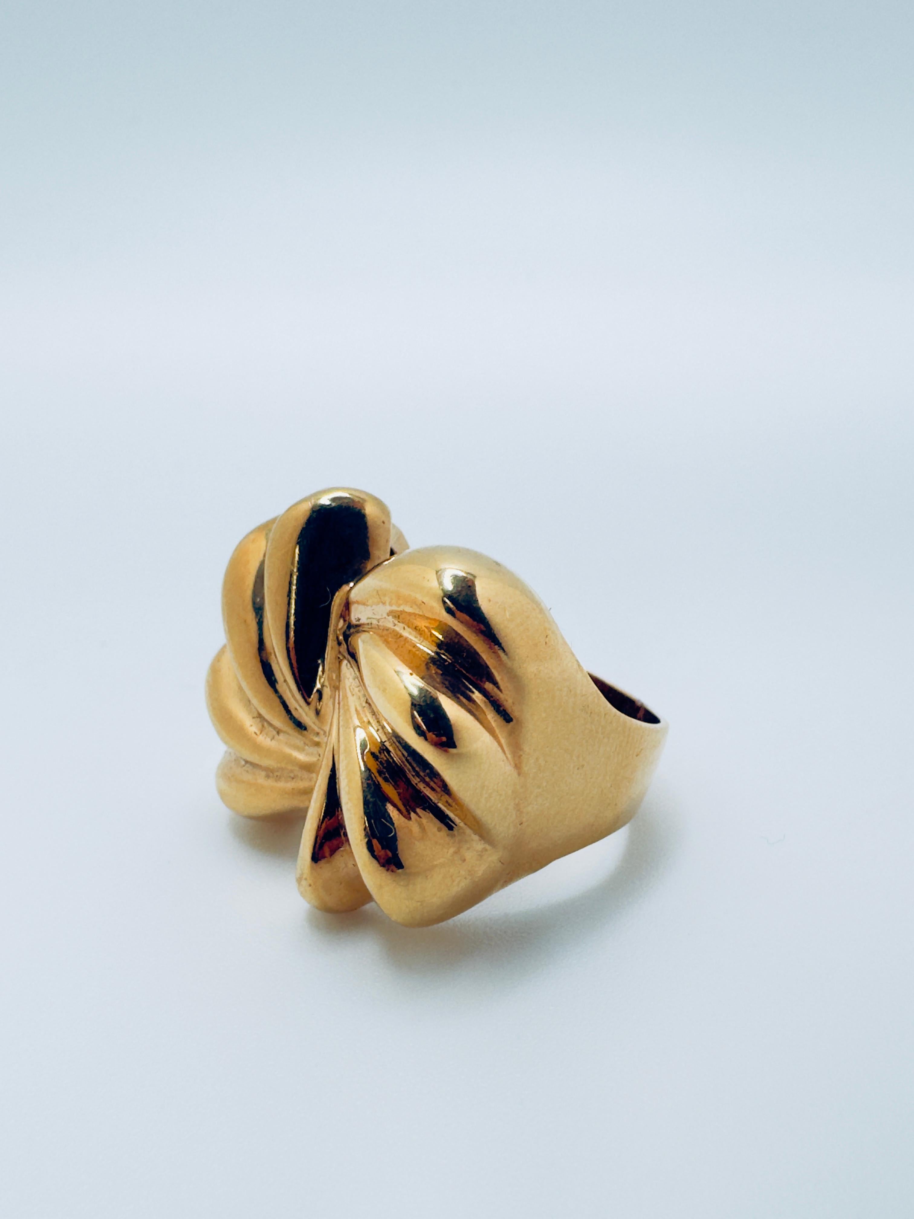 Ladies 14K Free-Form Ring For Sale 3
