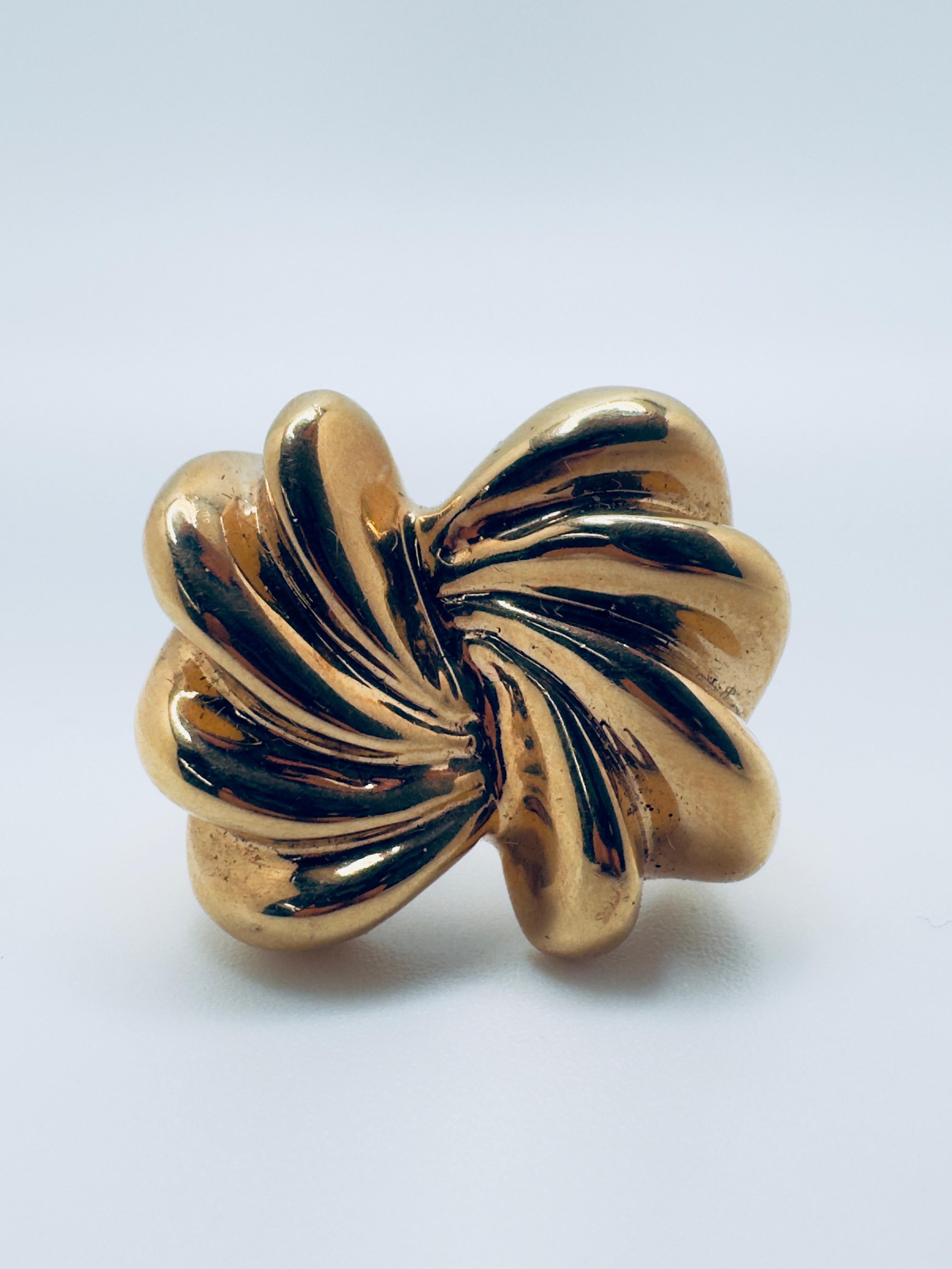 Ladies 14K Free-Form Ring For Sale 4