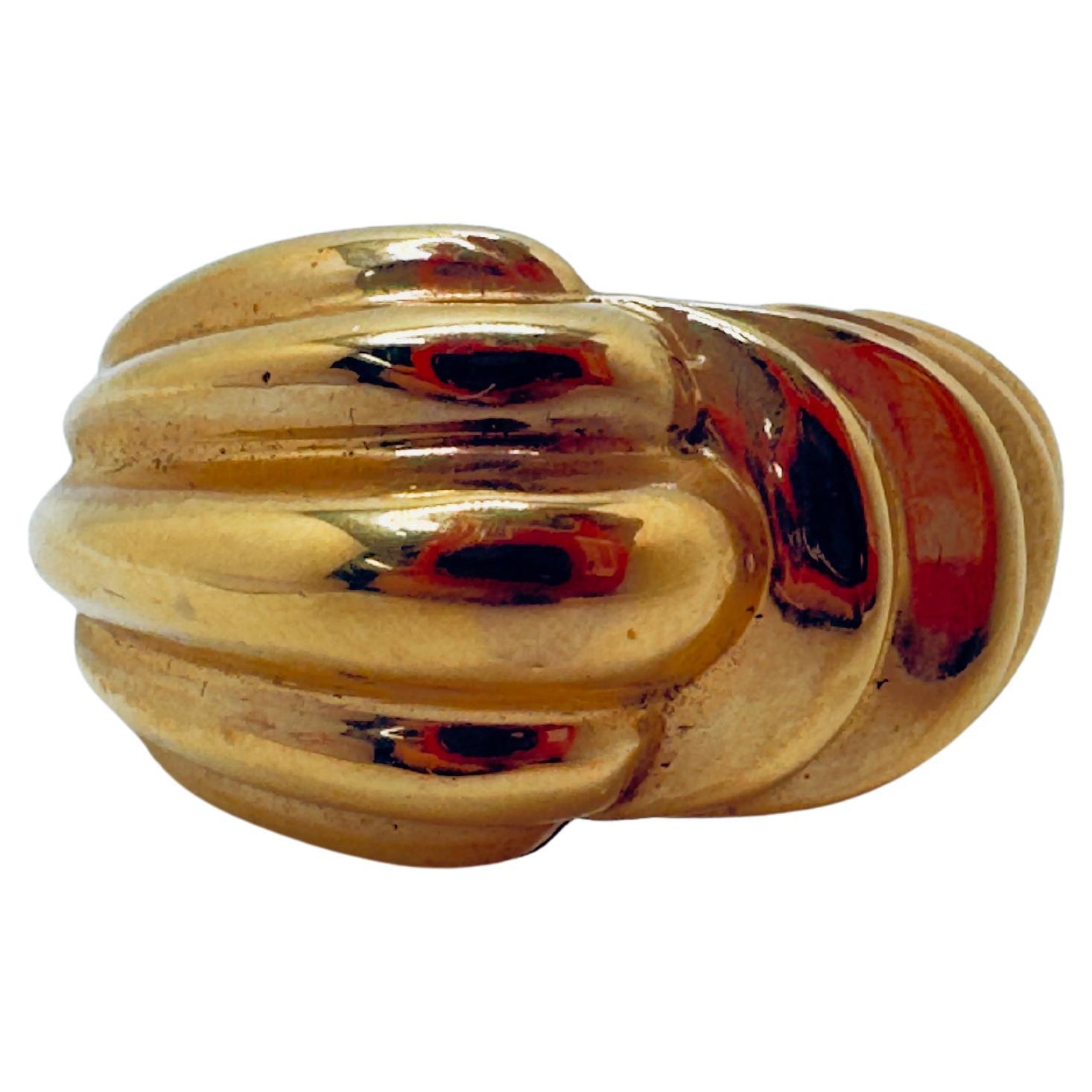 Anillo Flujo Dorado Damas 14K