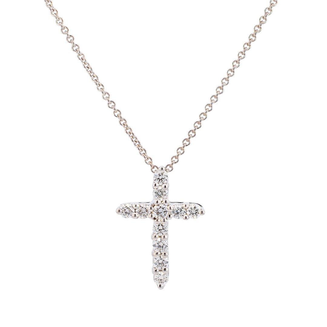 Gender: Ladies

Metal Type: 14K White Gold

Length: 14.25 mm

Width: 10.20 mm

Depth: 3.80 mm

Weight: 2.11 grams

Ladies14K white gold single strand choker diamond necklace.Engraved with 