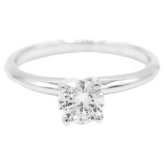 Ladies 14K White Gold Diamond Engagement Ring