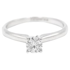 Ladies 14K White Gold Diamond Engagement Ring