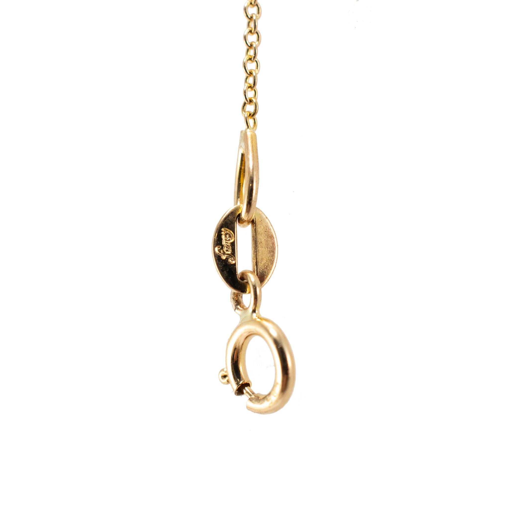 Collana da donna in oro giallo 14K con diamanti bianchi e gialli a due toni da 1,48 carati in vendita 1