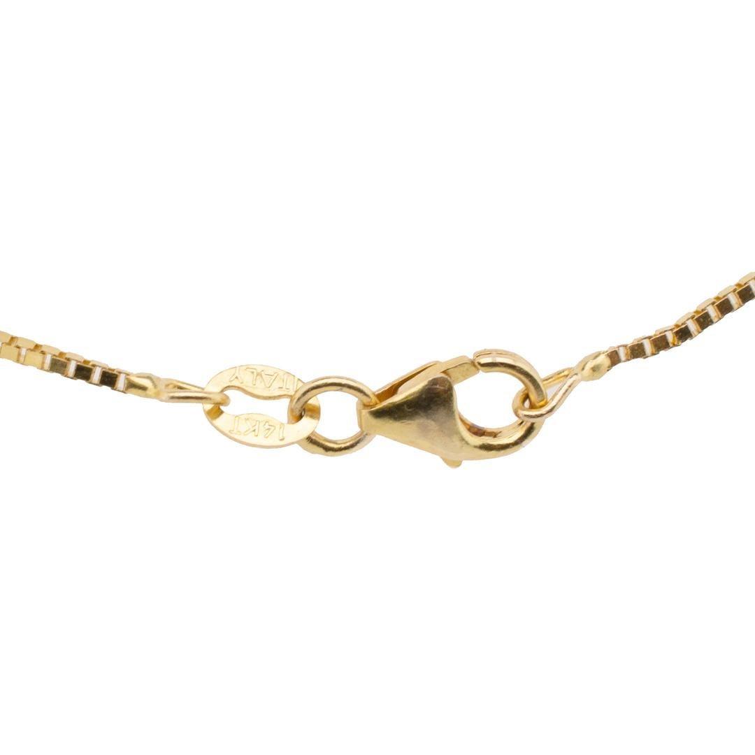 Women's or Men's Ladies 14K Yellow Gold Cross Necklace
