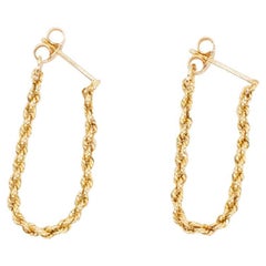 Ladies 14K Yellow Gold Earrings
