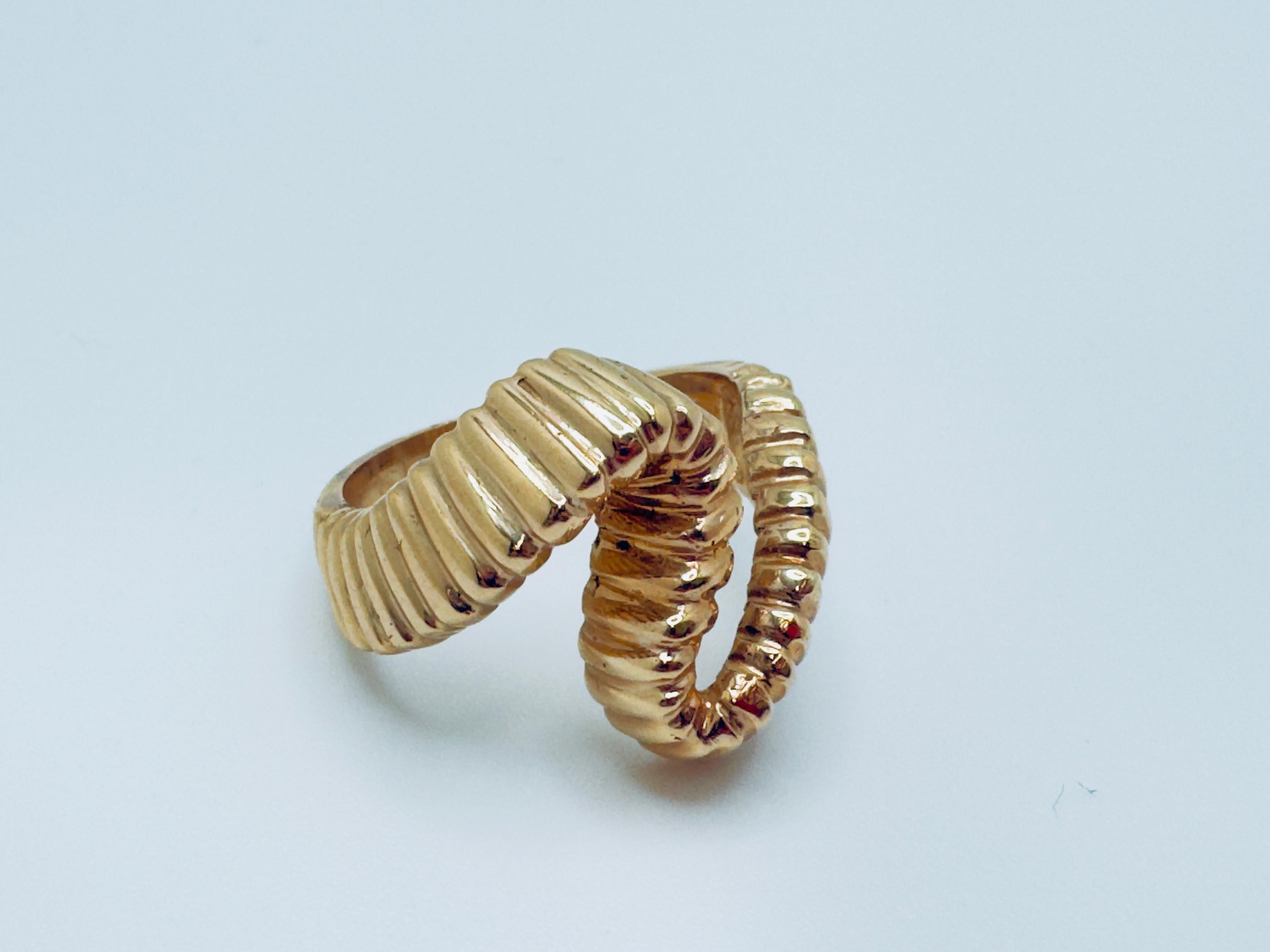 Anillo S Formador Libre de Oro Amarillo 14K para Dama en venta 1