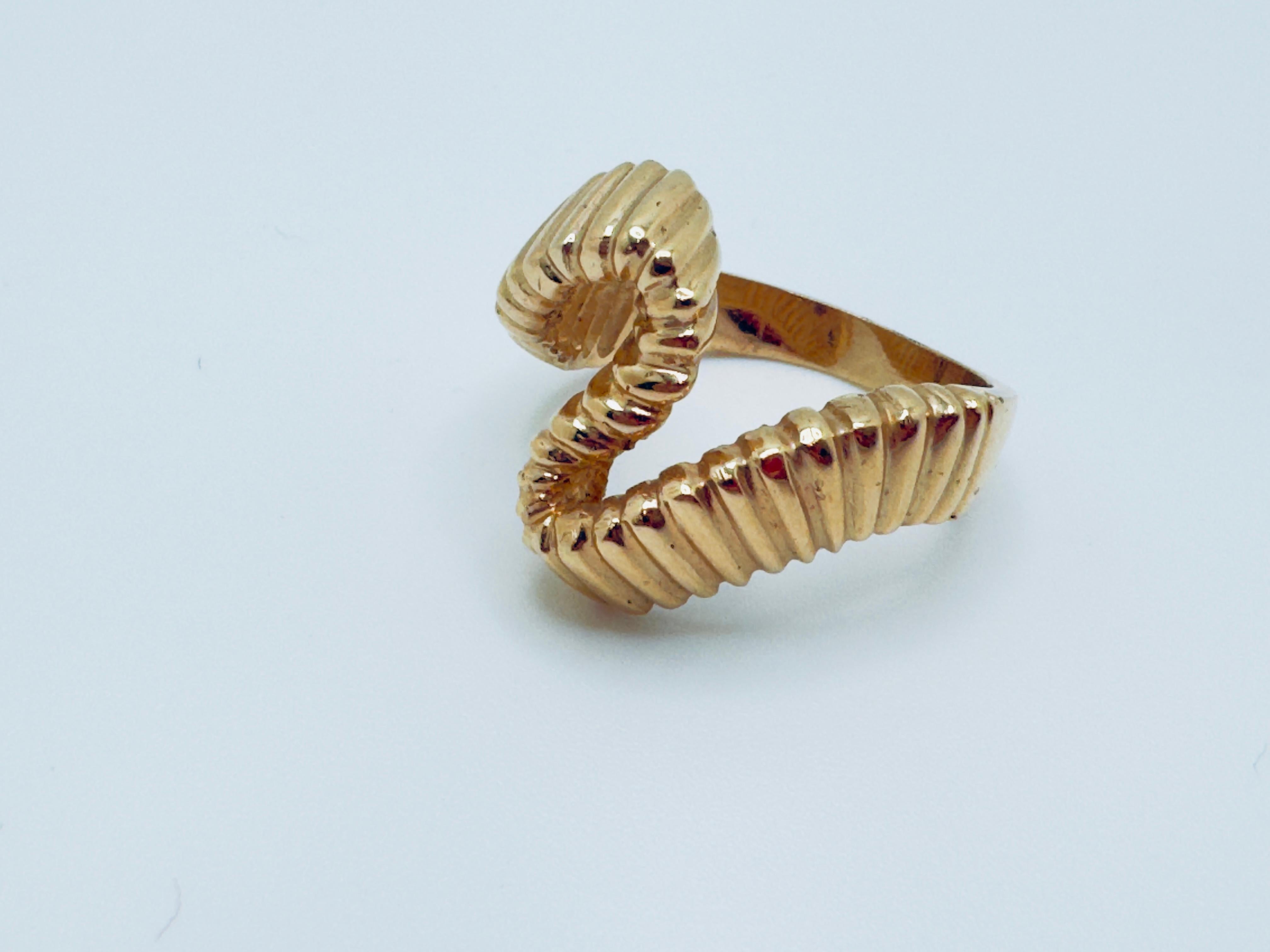 Anillo S Formador Libre de Oro Amarillo 14K para Dama en venta 2