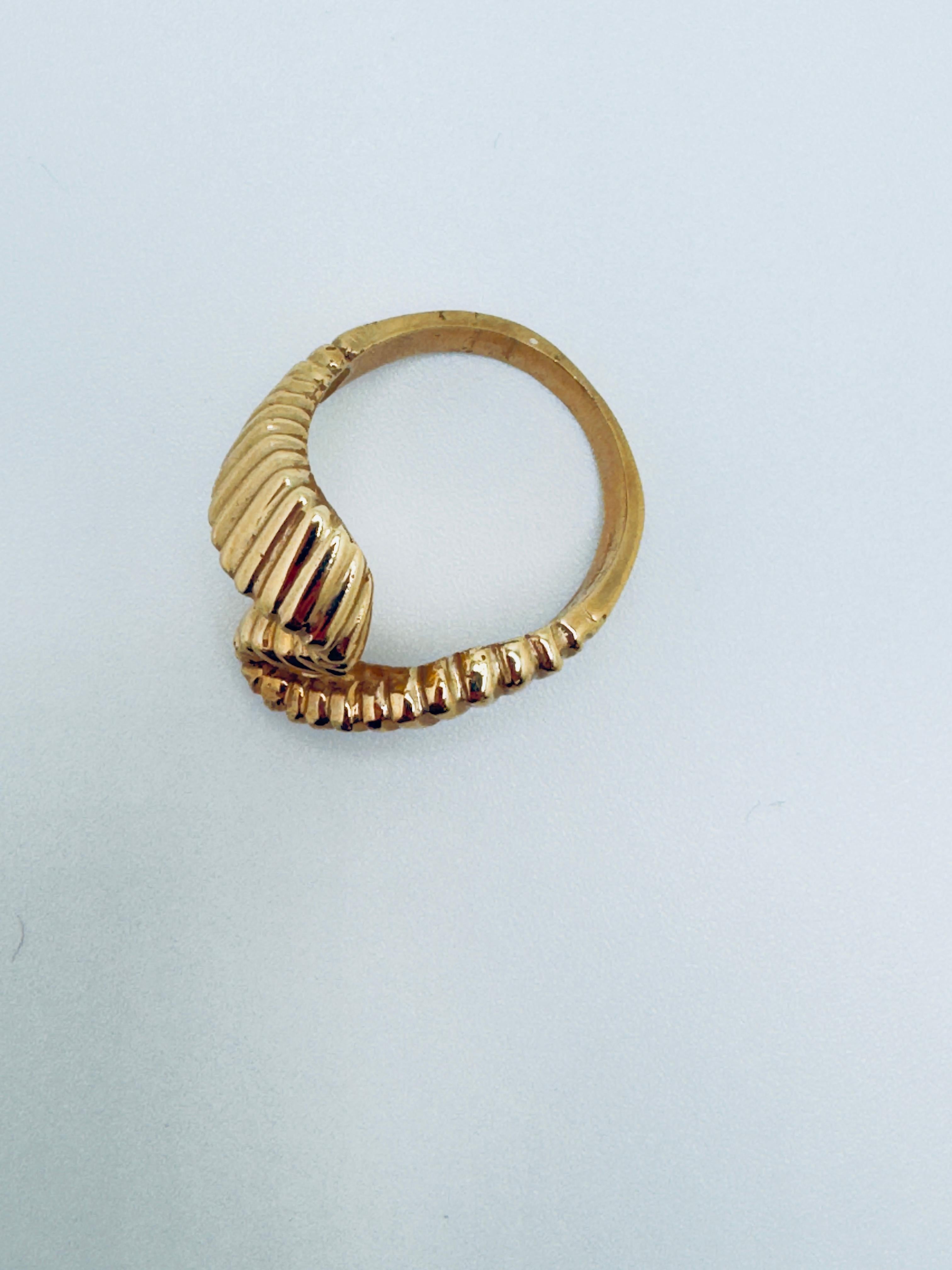 Anillo S Formador Libre de Oro Amarillo 14K para Dama en venta 3