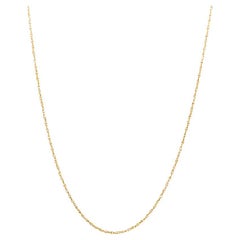 Ladies 14K Yellow Gold Link Chain Necklace