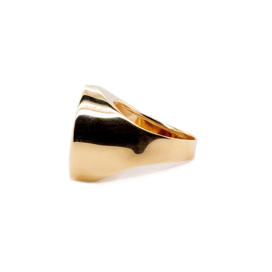 14 Karat Gelbgold-Ring für Damen 2