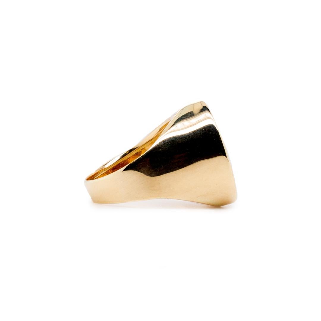 14 Karat Gelbgold-Ring für Damen 3