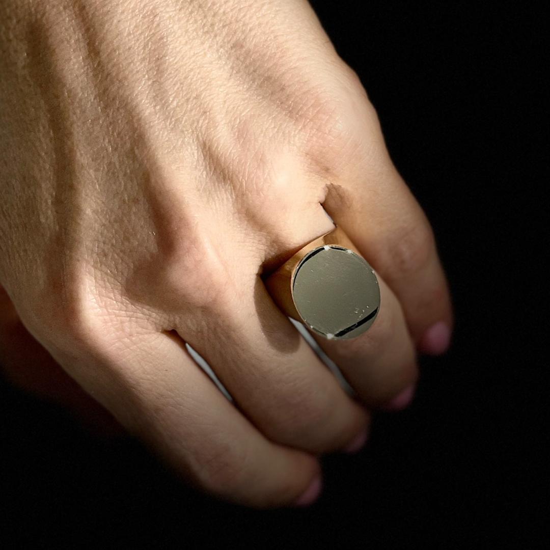 14 Karat Gelbgold-Ring für Damen 5