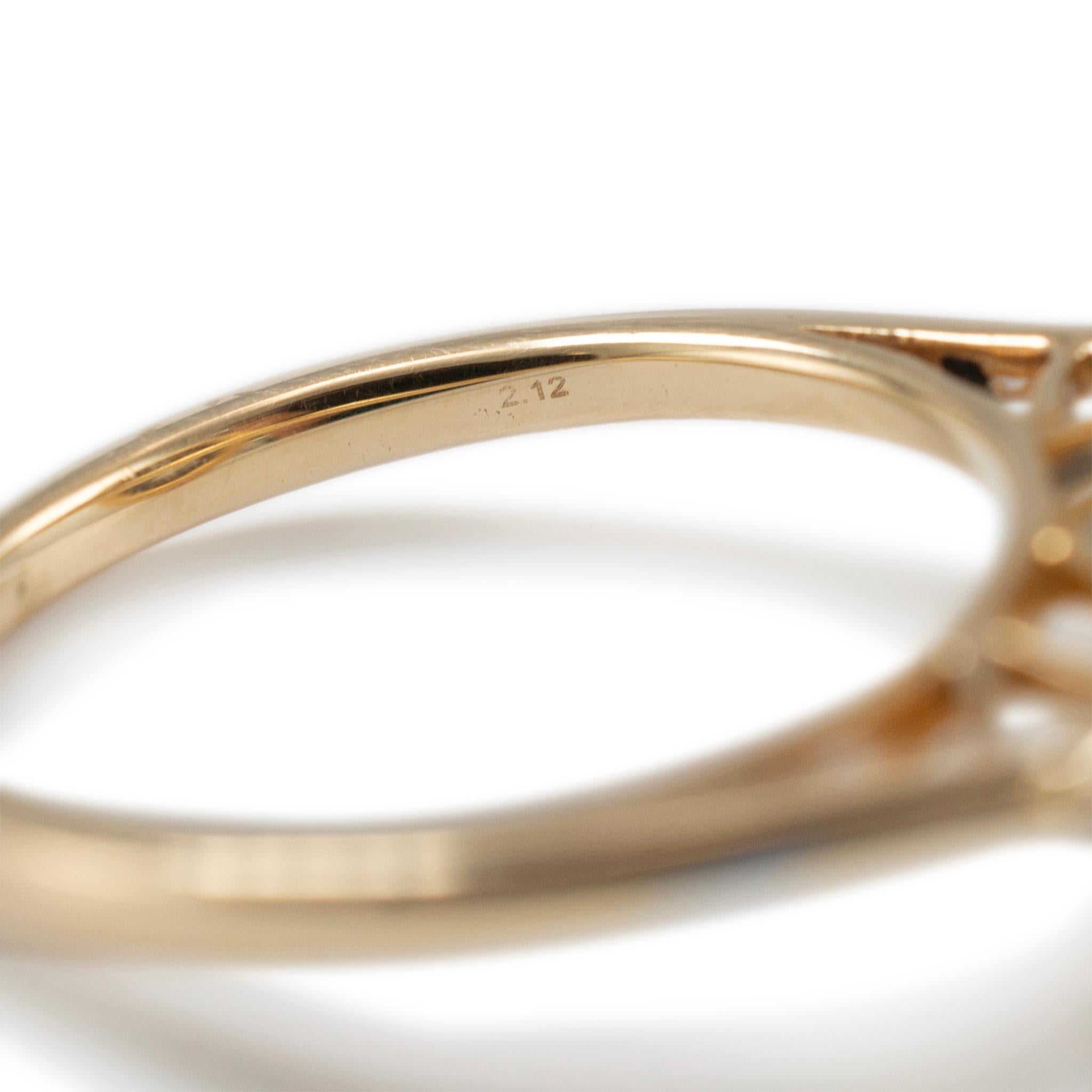 Ladies 14K Yellow Gold Salt & Pepper Diamond Halo Cocktail Ring 2