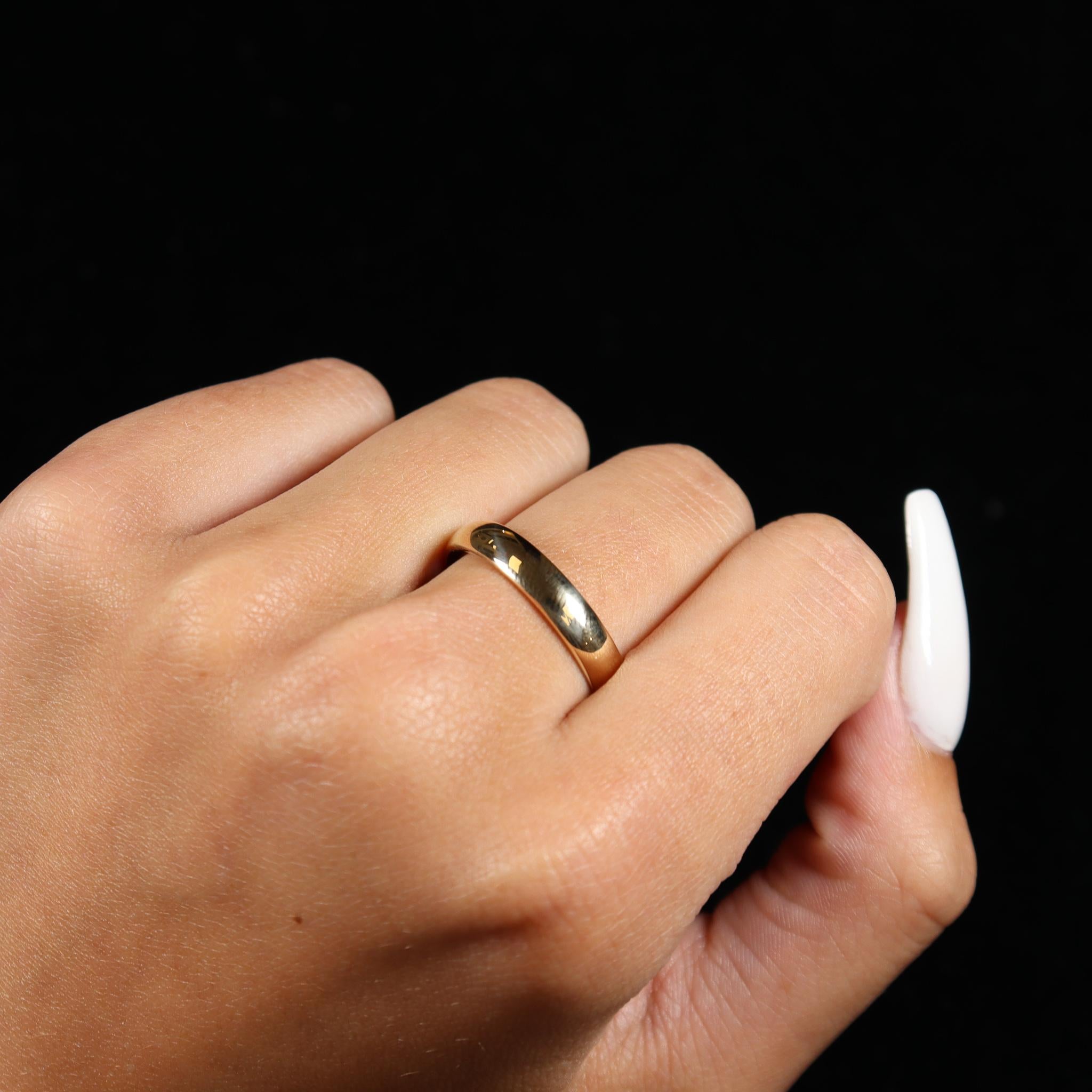 Ladies 14K Yellow Gold Wedding Band 3