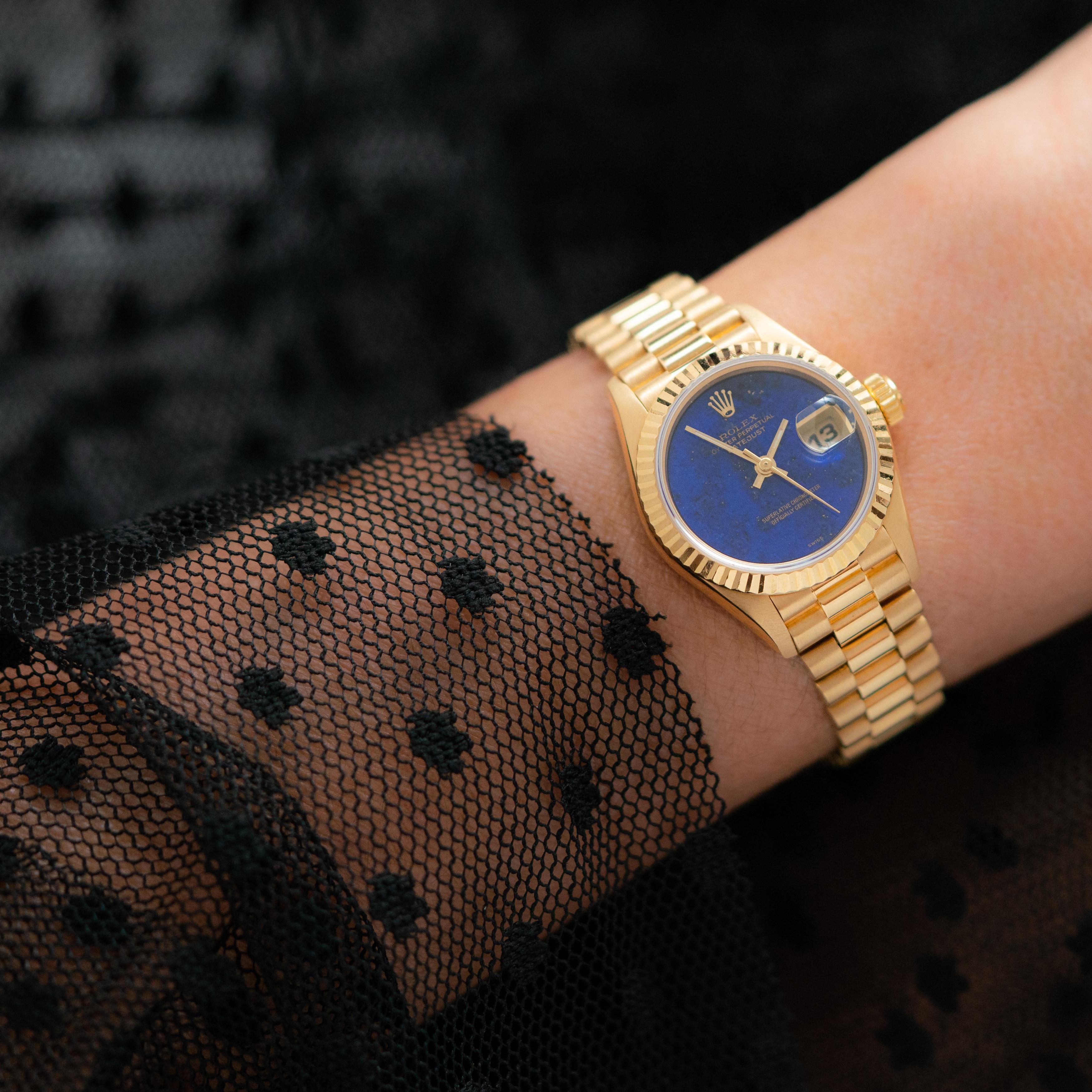 lapis dial rolex