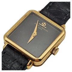 Ladies 18ct Wristwatch by Baume & Mercier Black Onyx Dial