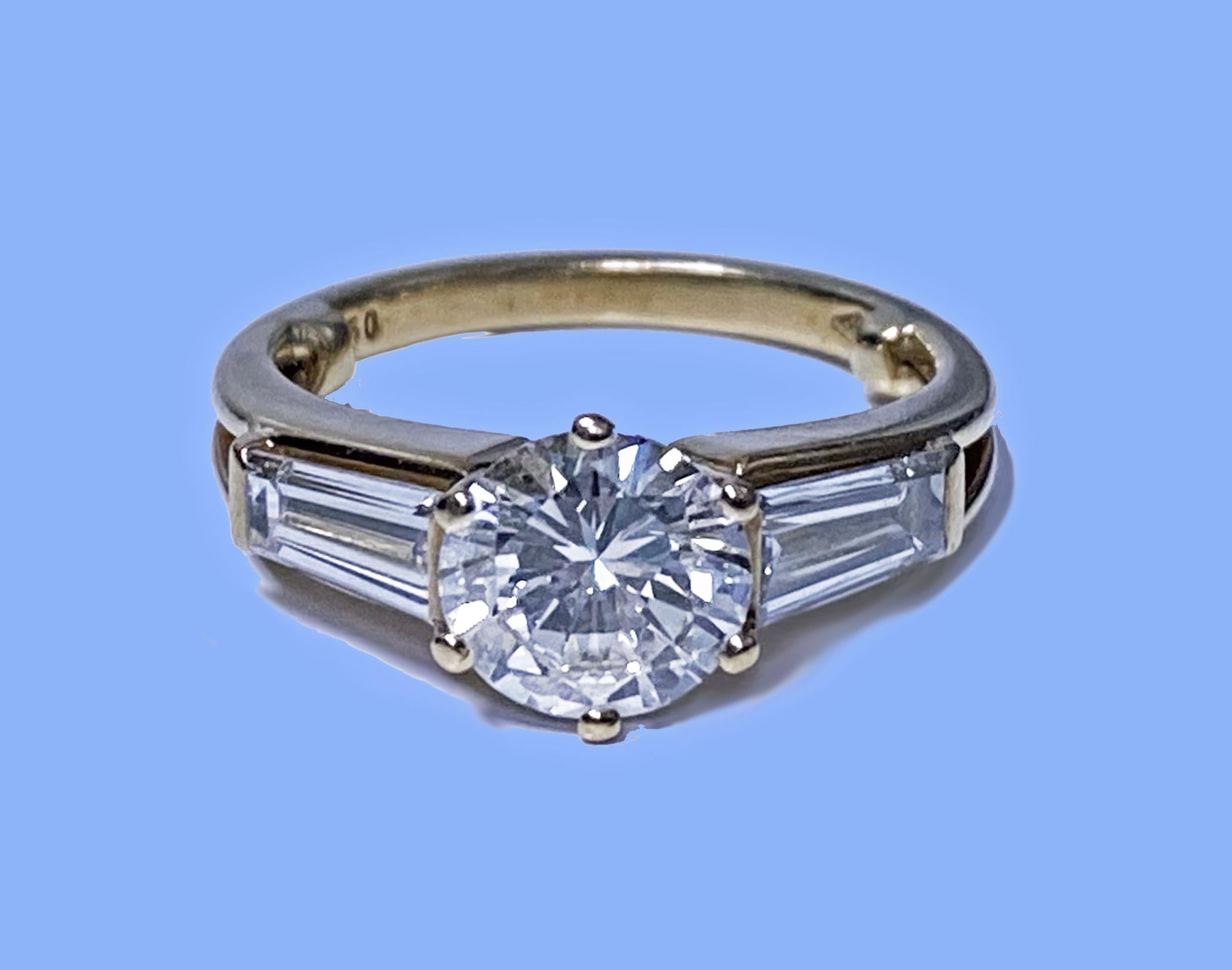 Ladies 18k Diamond Ring, 20th Century 1